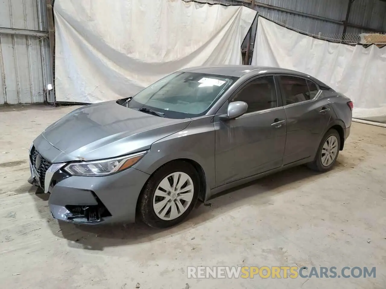 1 Photograph of a damaged car 3N1AB8BV4NY216925 NISSAN SENTRA 2022