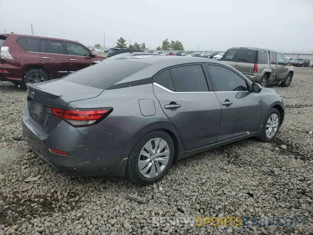 3 Photograph of a damaged car 3N1AB8BV4NY227830 NISSAN SENTRA 2022