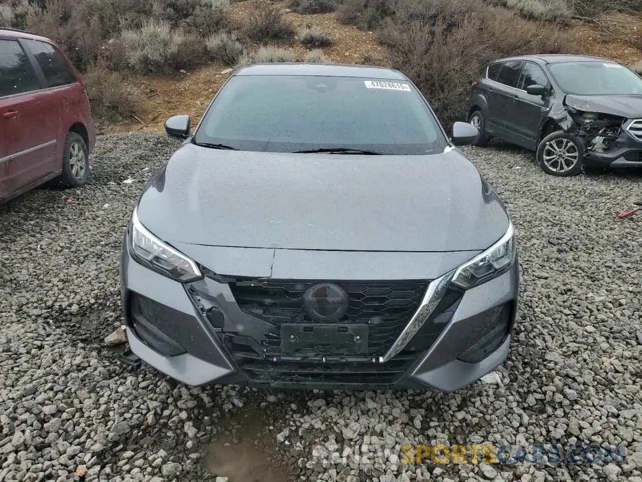 5 Photograph of a damaged car 3N1AB8BV4NY227830 NISSAN SENTRA 2022
