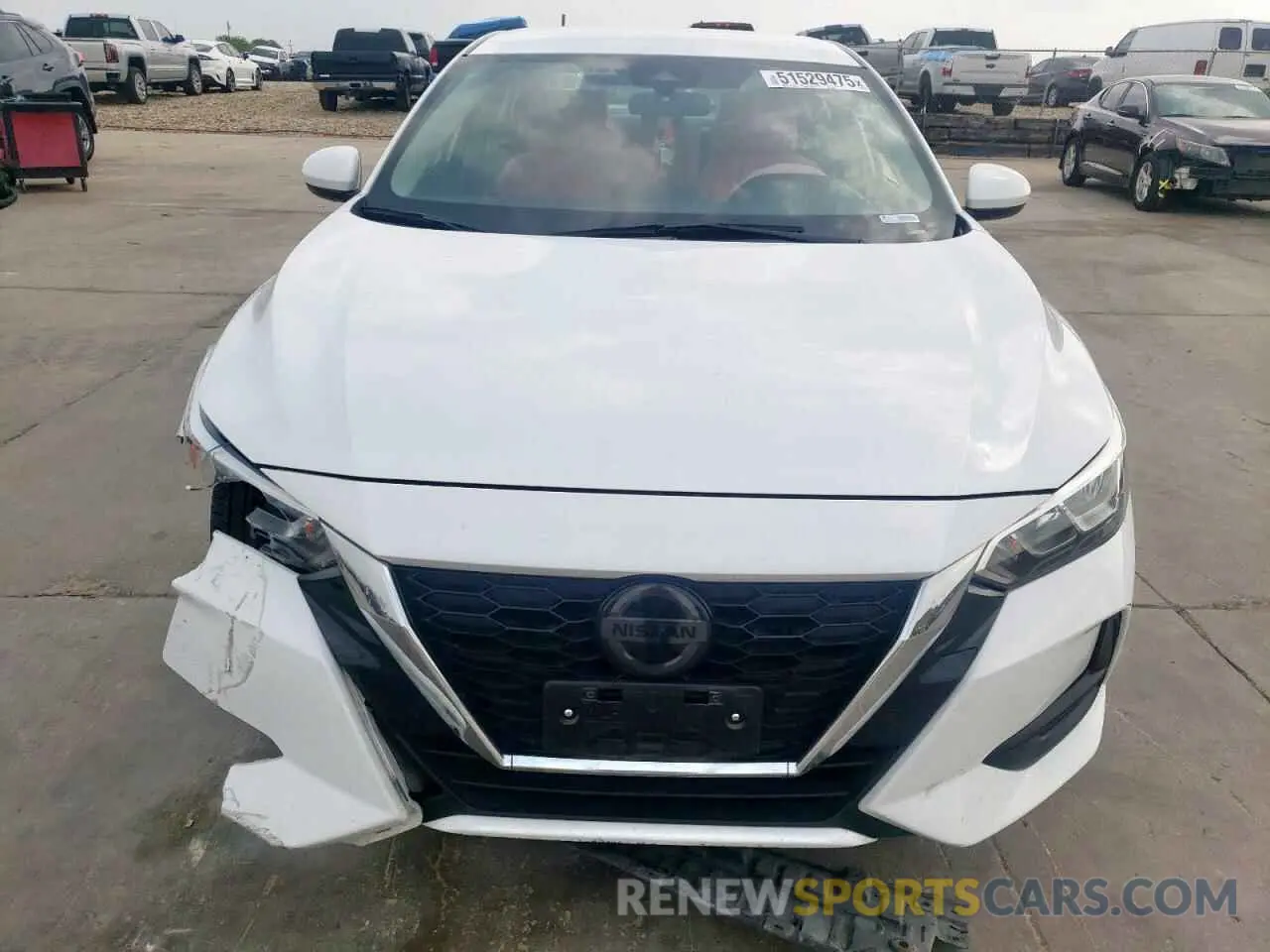 5 Photograph of a damaged car 3N1AB8BV4NY275280 NISSAN SENTRA 2022