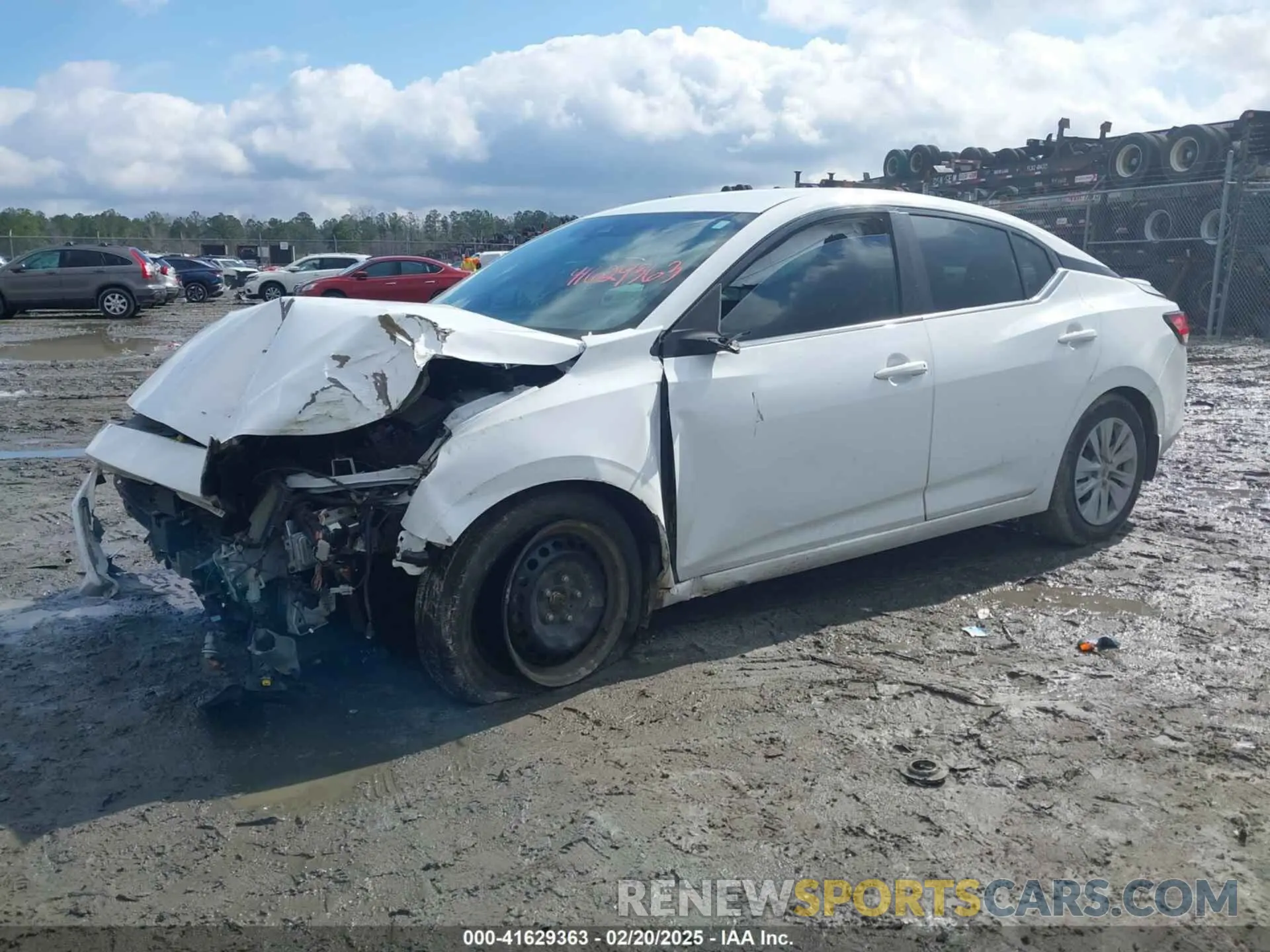 2 Photograph of a damaged car 3N1AB8BV5NY207912 NISSAN SENTRA 2022