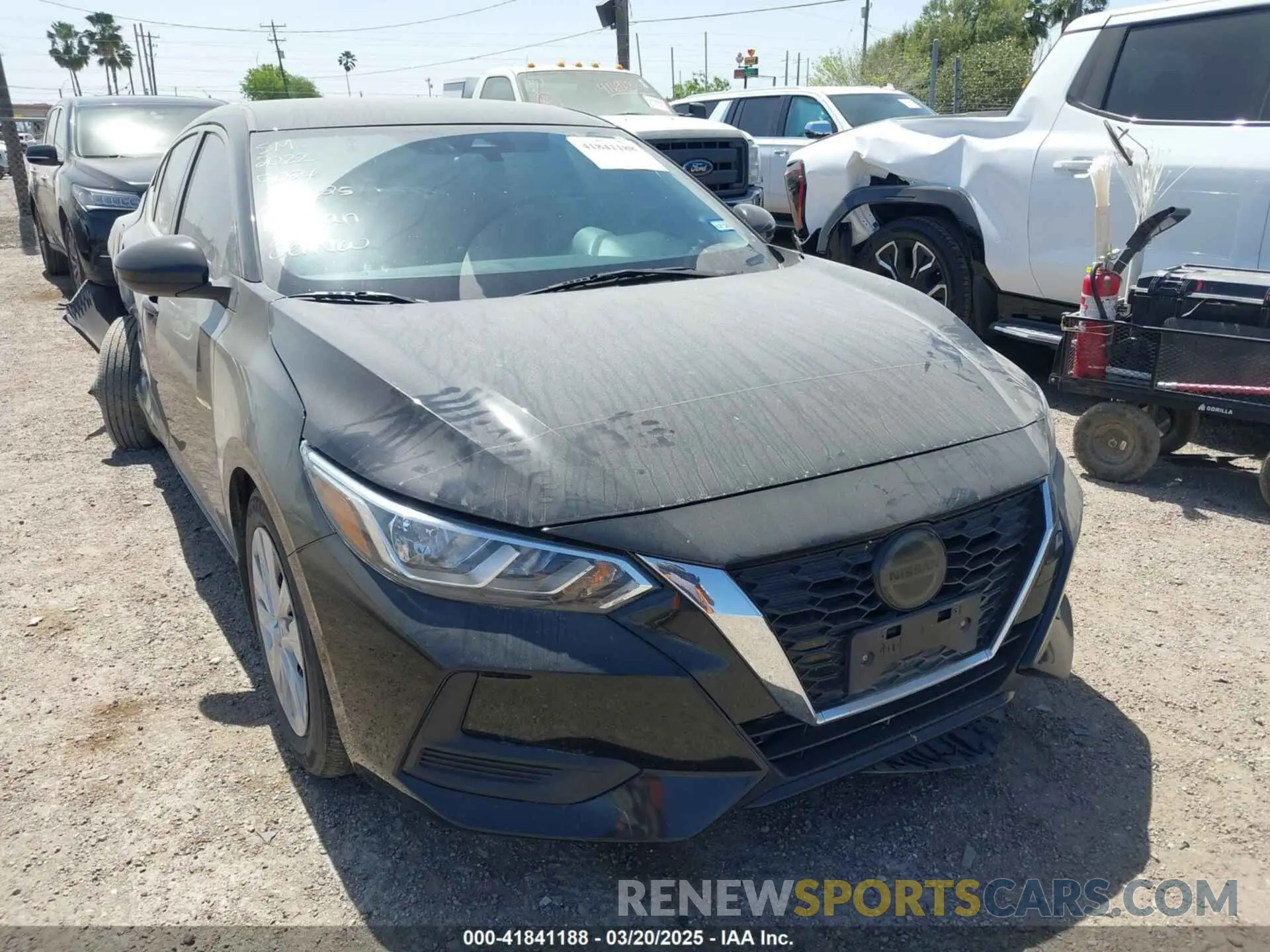 1 Photograph of a damaged car 3N1AB8BV5NY215024 NISSAN SENTRA 2022