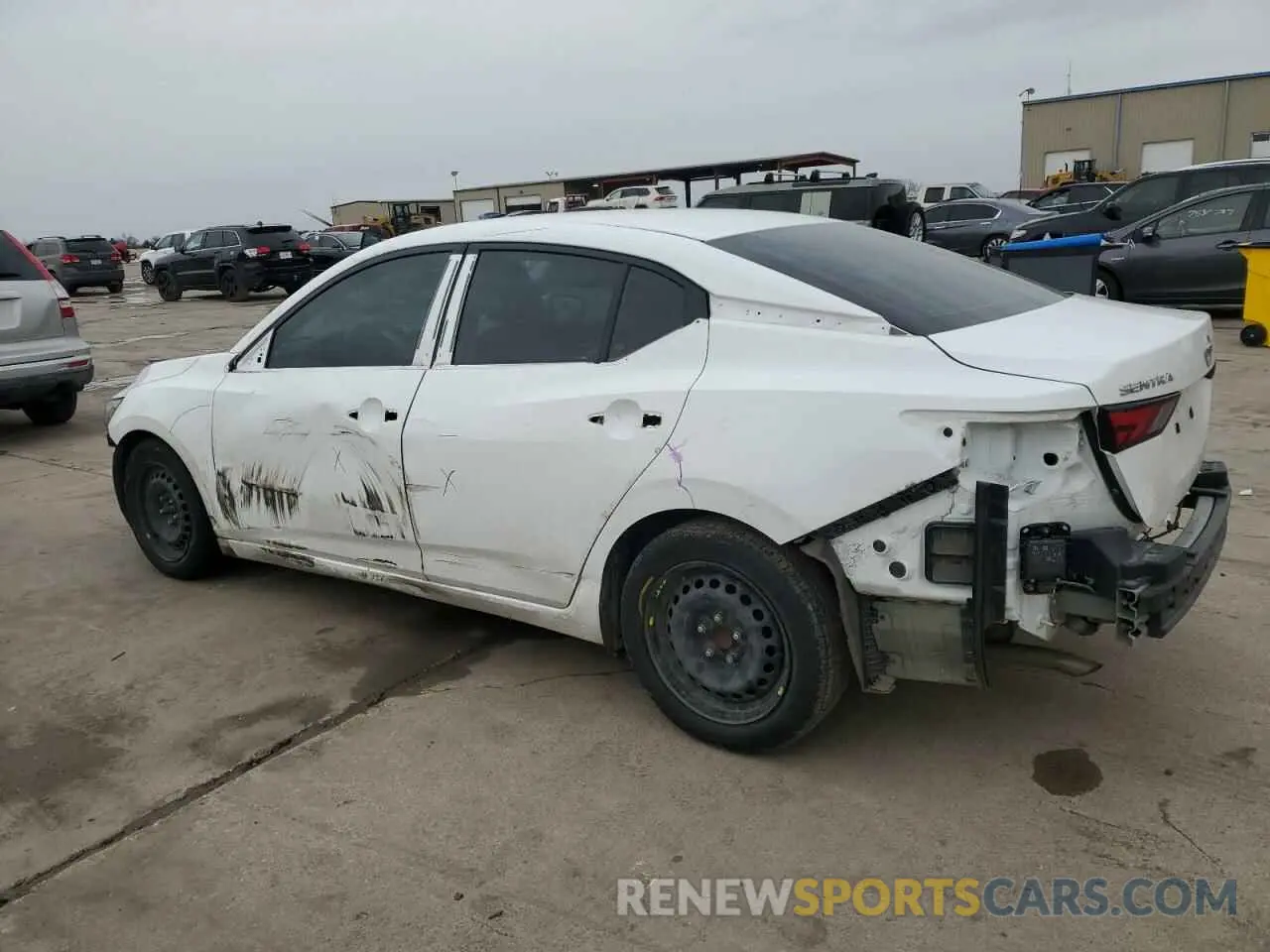 2 Photograph of a damaged car 3N1AB8BV5NY241154 NISSAN SENTRA 2022
