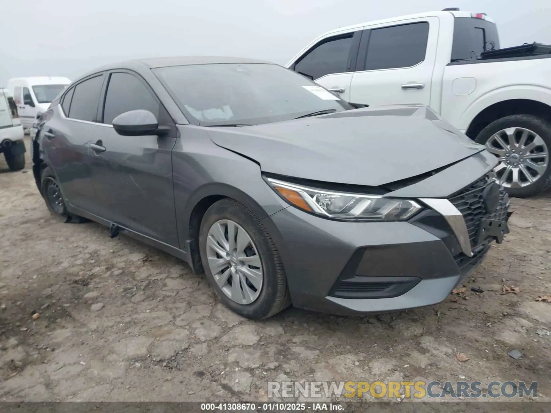 1 Photograph of a damaged car 3N1AB8BV5NY259914 NISSAN SENTRA 2022