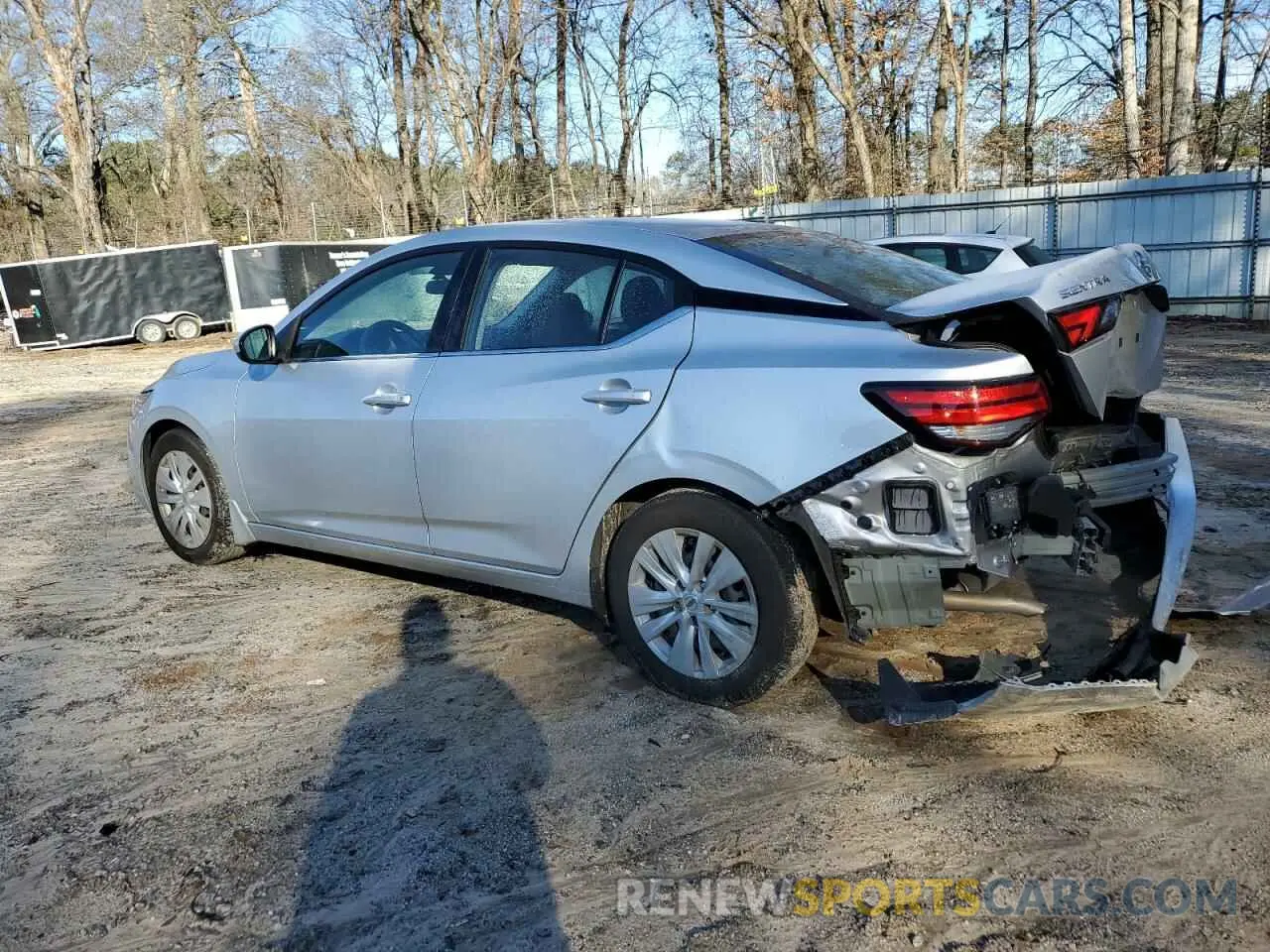 2 Photograph of a damaged car 3N1AB8BV5NY303992 NISSAN SENTRA 2022