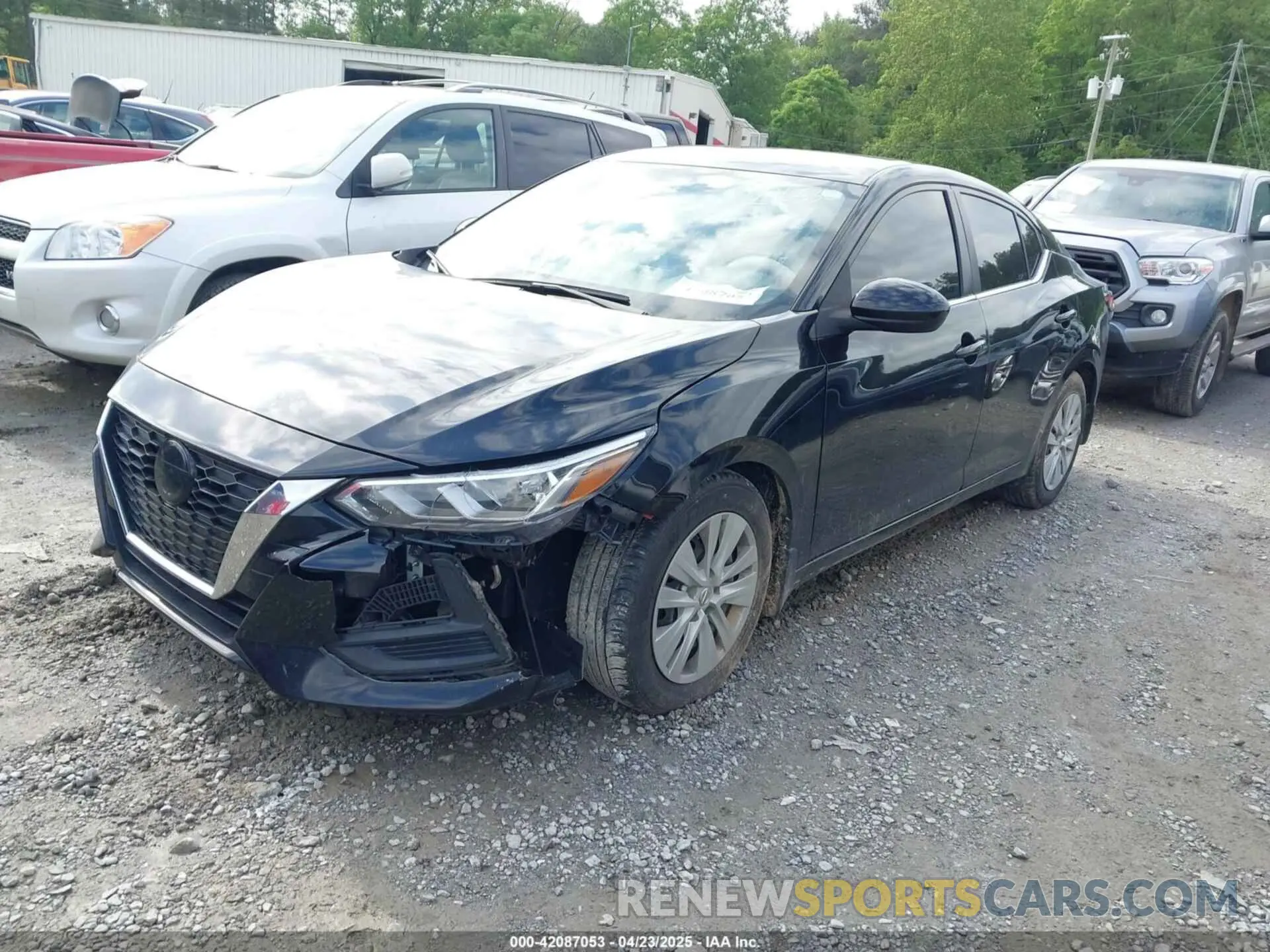 2 Photograph of a damaged car 3N1AB8BV6NY210530 NISSAN SENTRA 2022