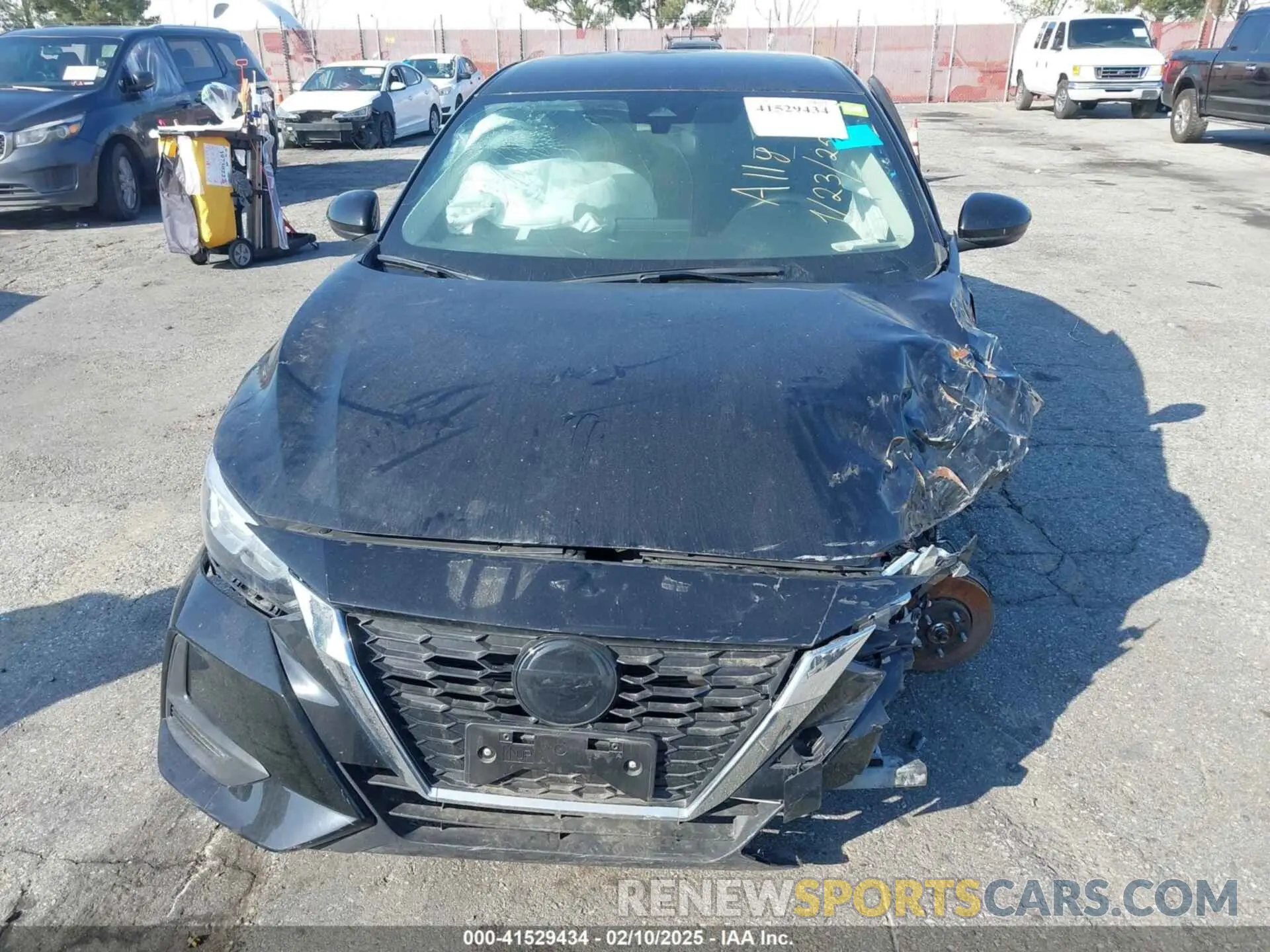 12 Photograph of a damaged car 3N1AB8BV6NY213976 NISSAN SENTRA 2022