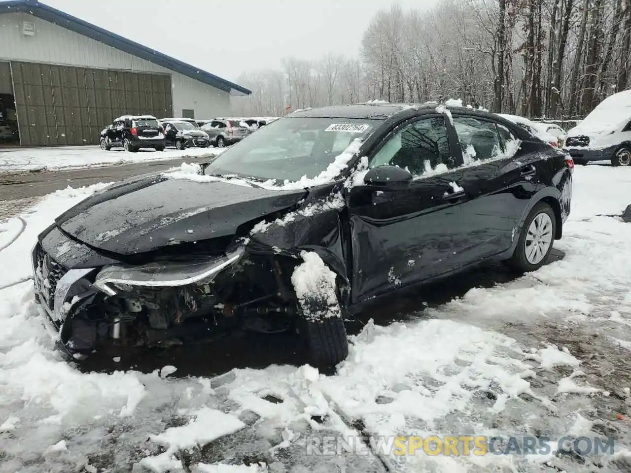 1 Photograph of a damaged car 3N1AB8BV6NY239297 NISSAN SENTRA 2022