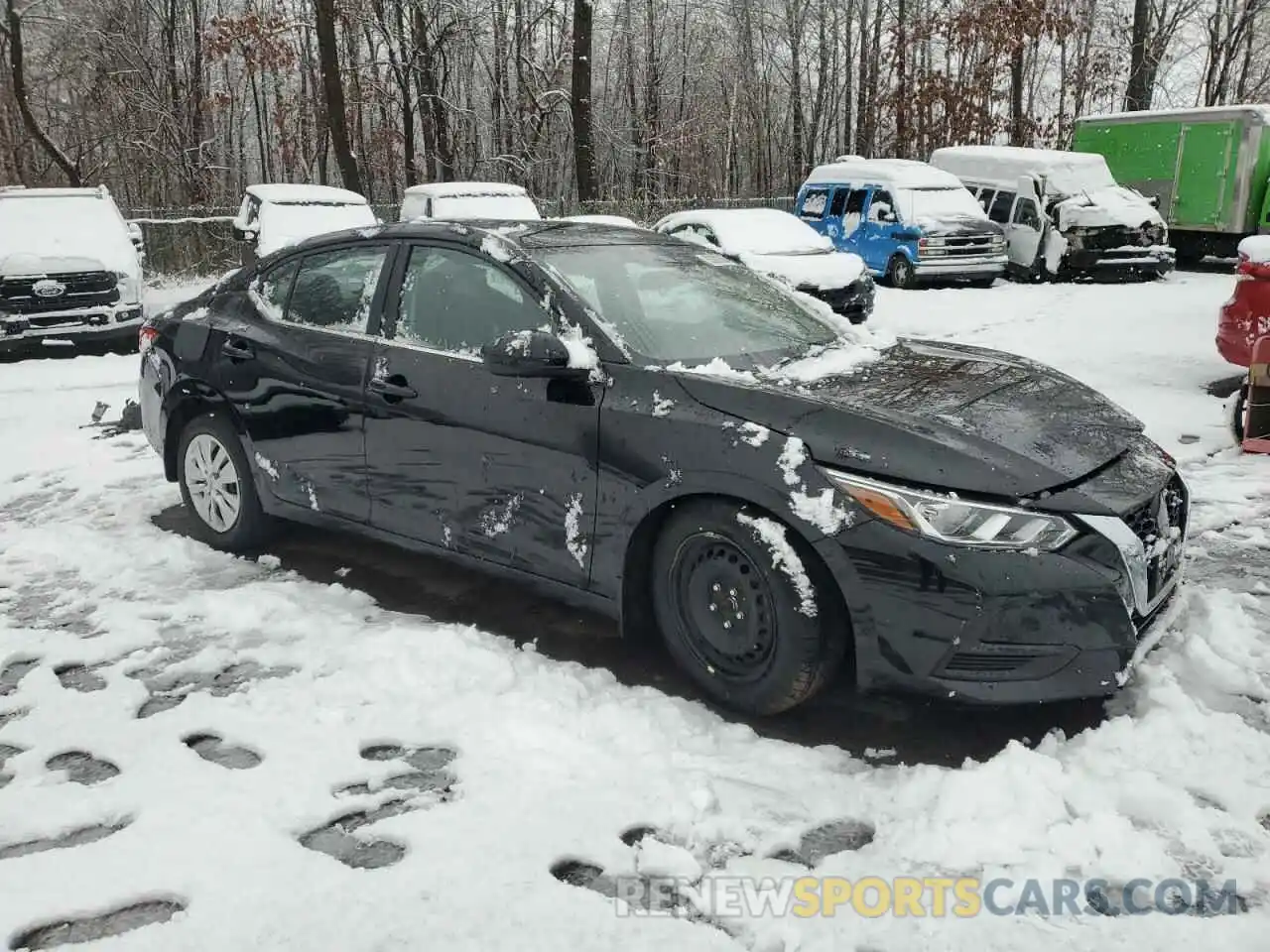 4 Photograph of a damaged car 3N1AB8BV6NY239297 NISSAN SENTRA 2022