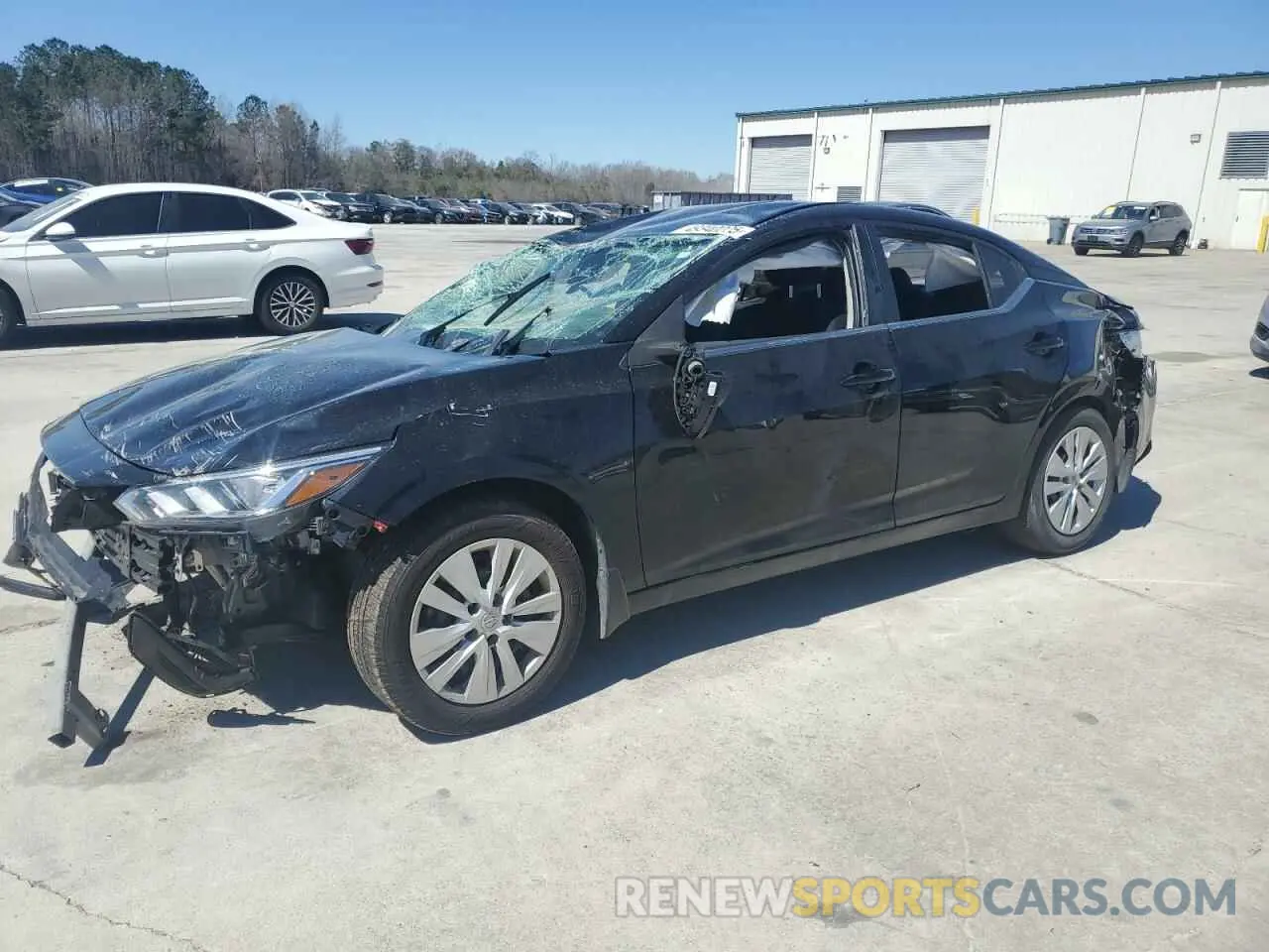 1 Photograph of a damaged car 3N1AB8BV7NY210262 NISSAN SENTRA 2022