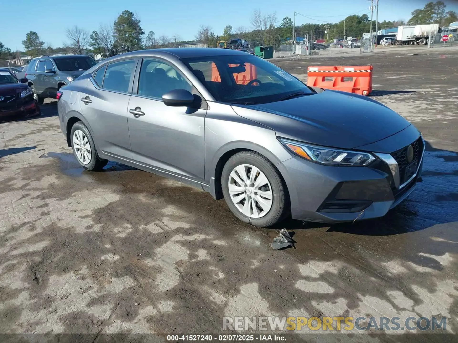 1 Photograph of a damaged car 3N1AB8BV7NY231435 NISSAN SENTRA 2022