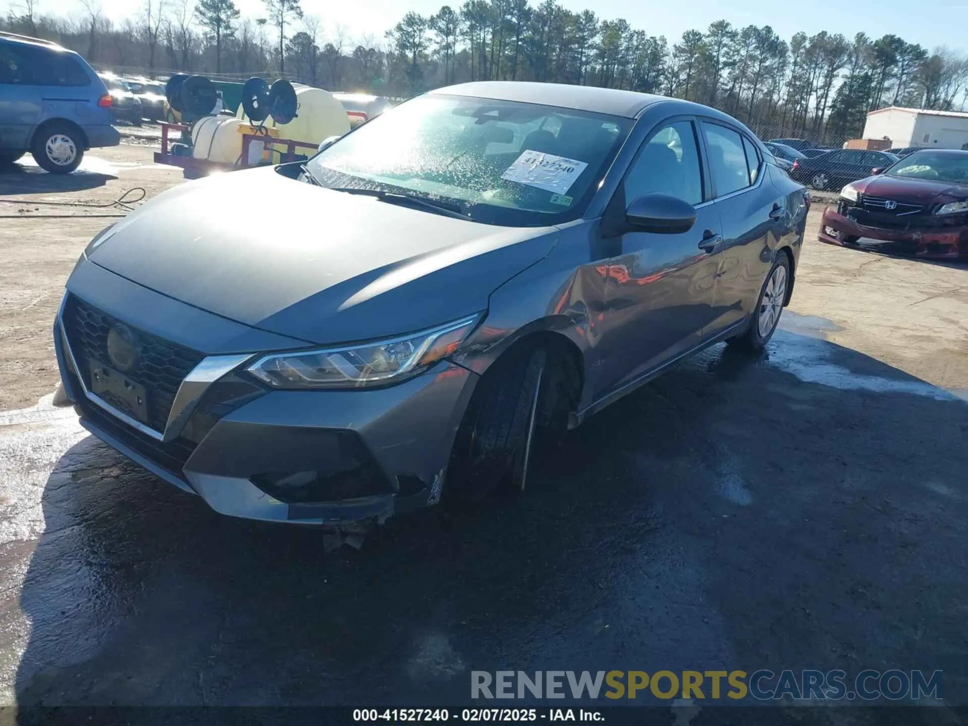 2 Photograph of a damaged car 3N1AB8BV7NY231435 NISSAN SENTRA 2022