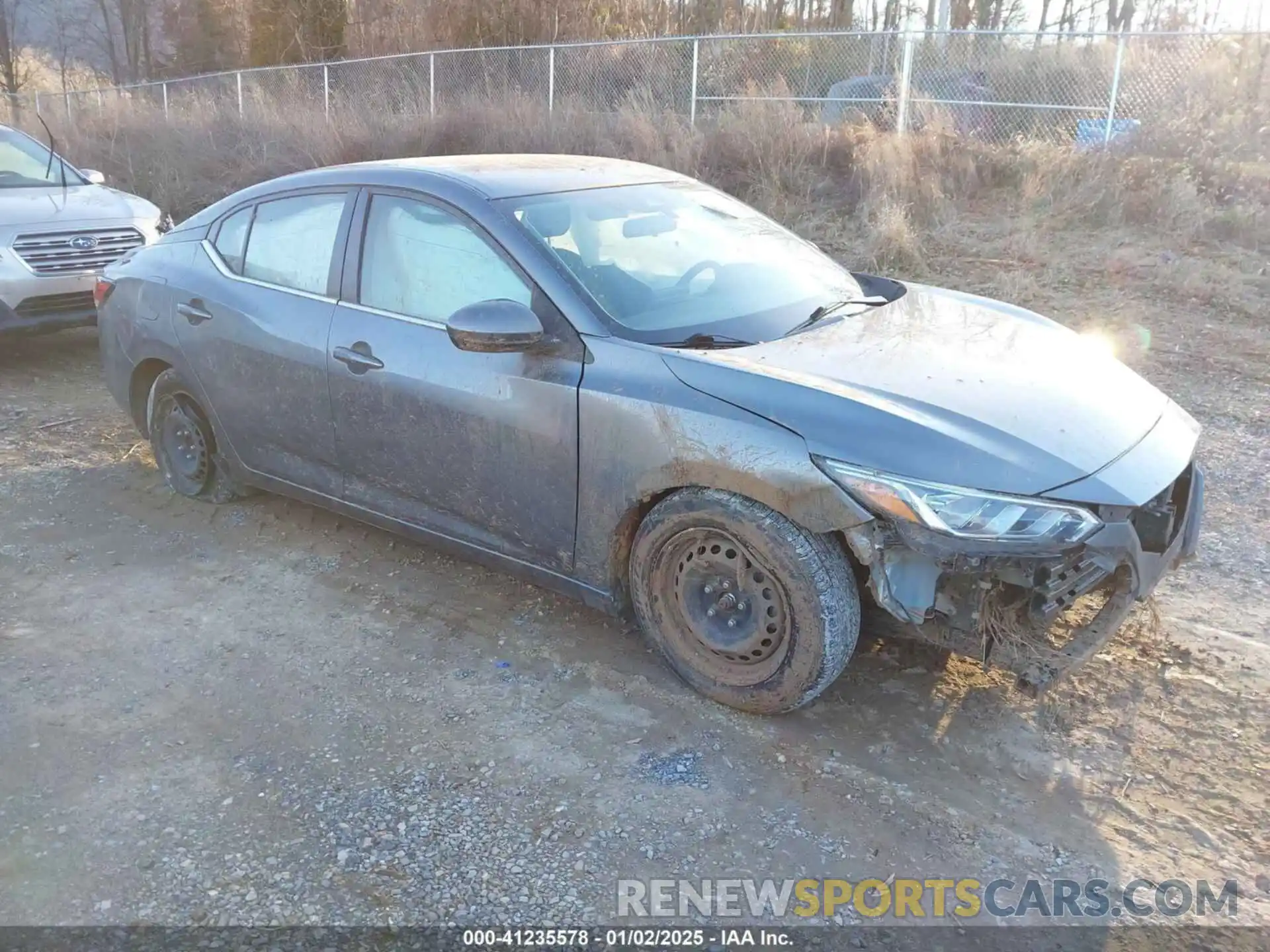 1 Photograph of a damaged car 3N1AB8BV7NY263401 NISSAN SENTRA 2022