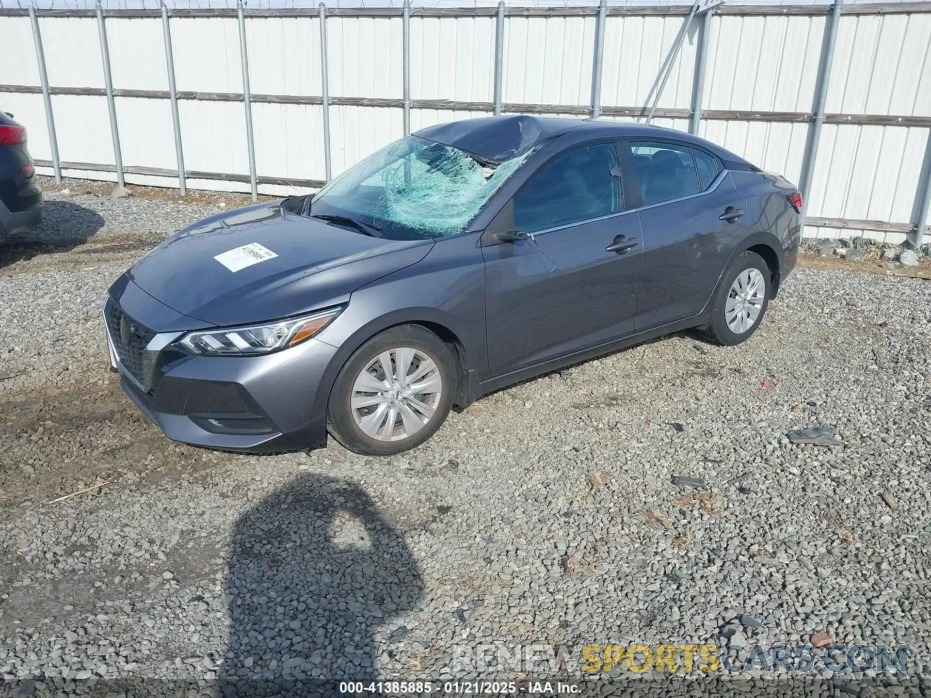 2 Photograph of a damaged car 3N1AB8BV7NY276178 NISSAN SENTRA 2022