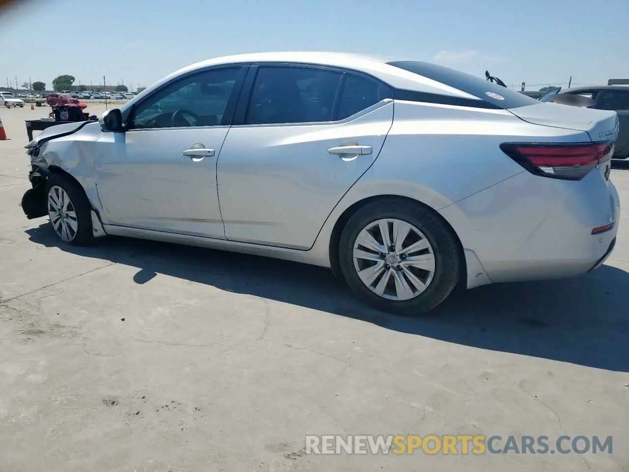 2 Photograph of a damaged car 3N1AB8BV7NY281431 NISSAN SENTRA 2022