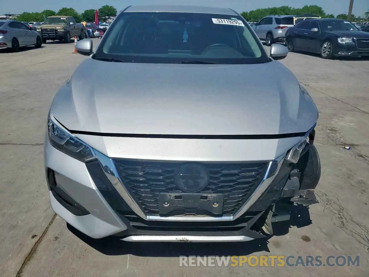 5 Photograph of a damaged car 3N1AB8BV7NY281431 NISSAN SENTRA 2022