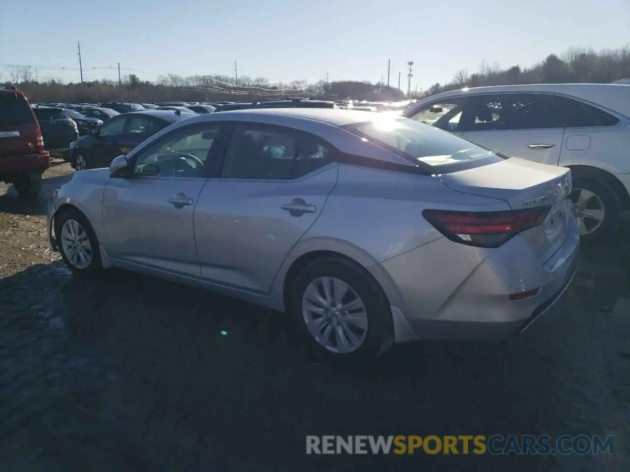 2 Photograph of a damaged car 3N1AB8BV8NY207984 NISSAN SENTRA 2022