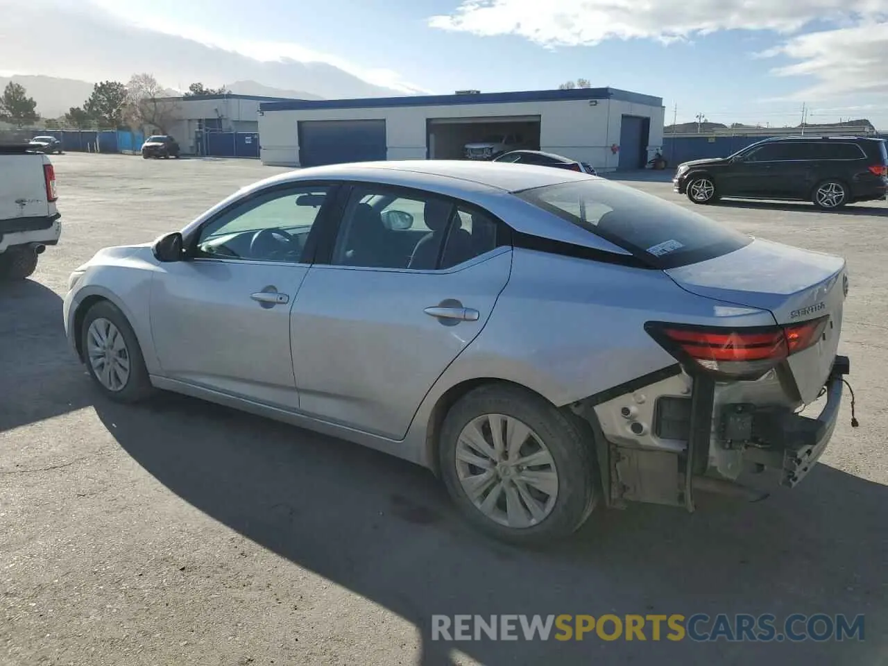 2 Photograph of a damaged car 3N1AB8BV8NY279008 NISSAN SENTRA 2022