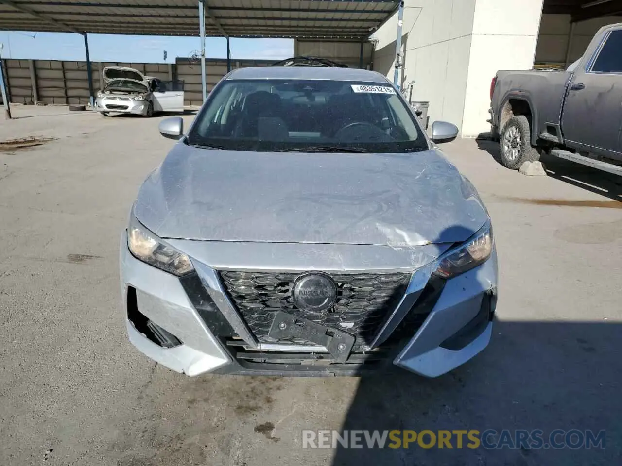 5 Photograph of a damaged car 3N1AB8BV8NY279008 NISSAN SENTRA 2022