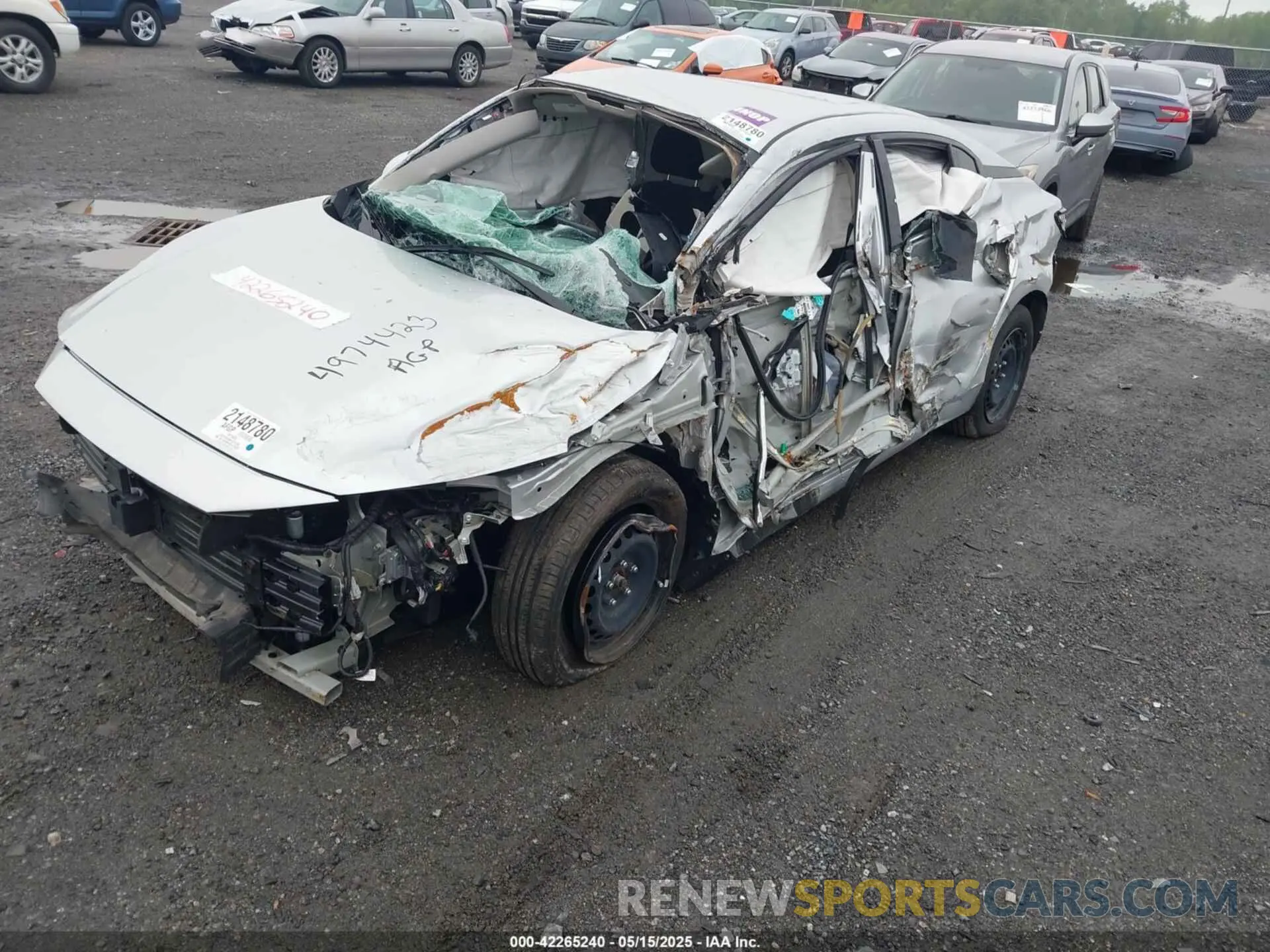 2 Photograph of a damaged car 3N1AB8BV8NY279302 NISSAN SENTRA 2022