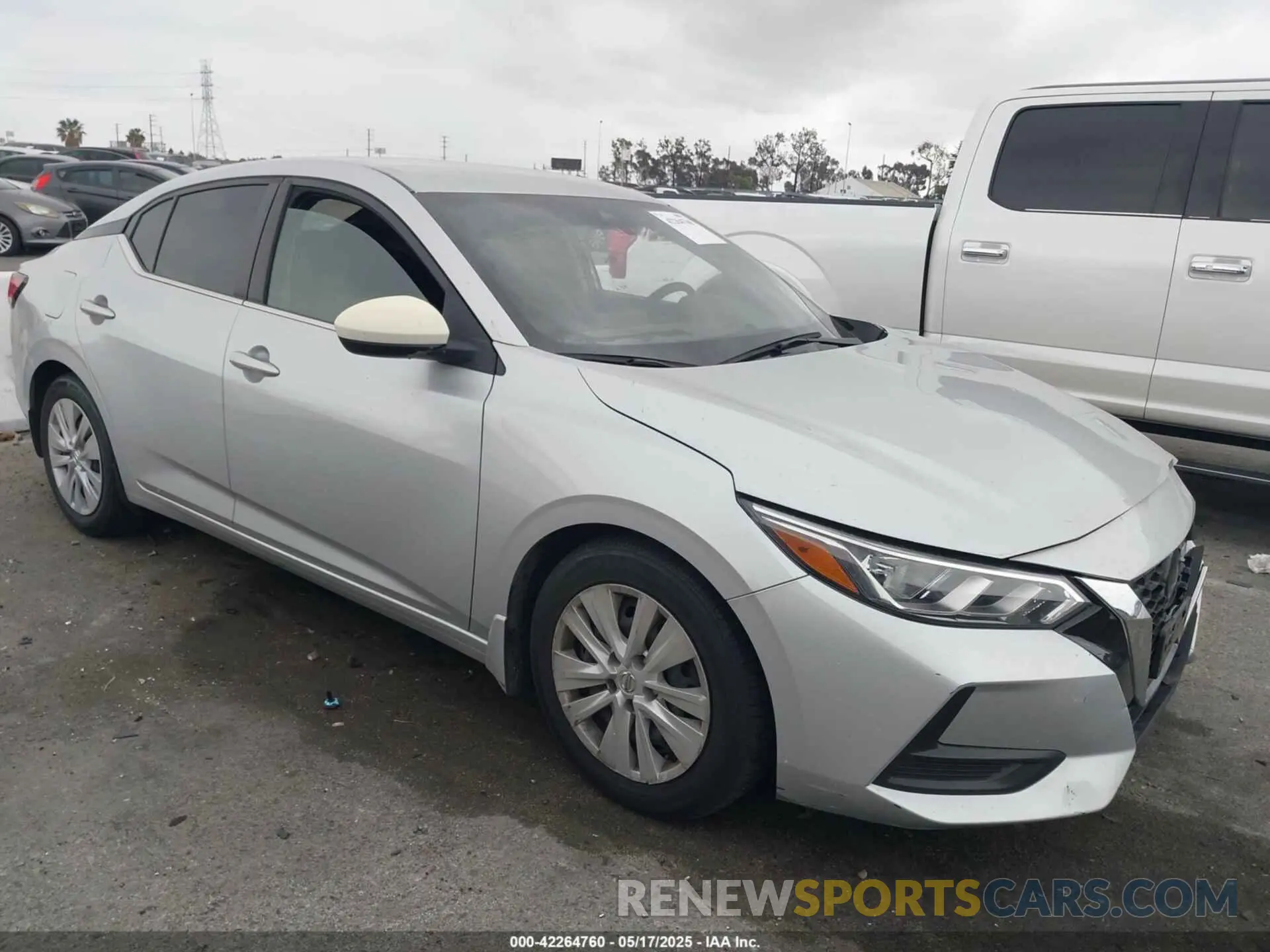 1 Photograph of a damaged car 3N1AB8BV9NY238547 NISSAN SENTRA 2022