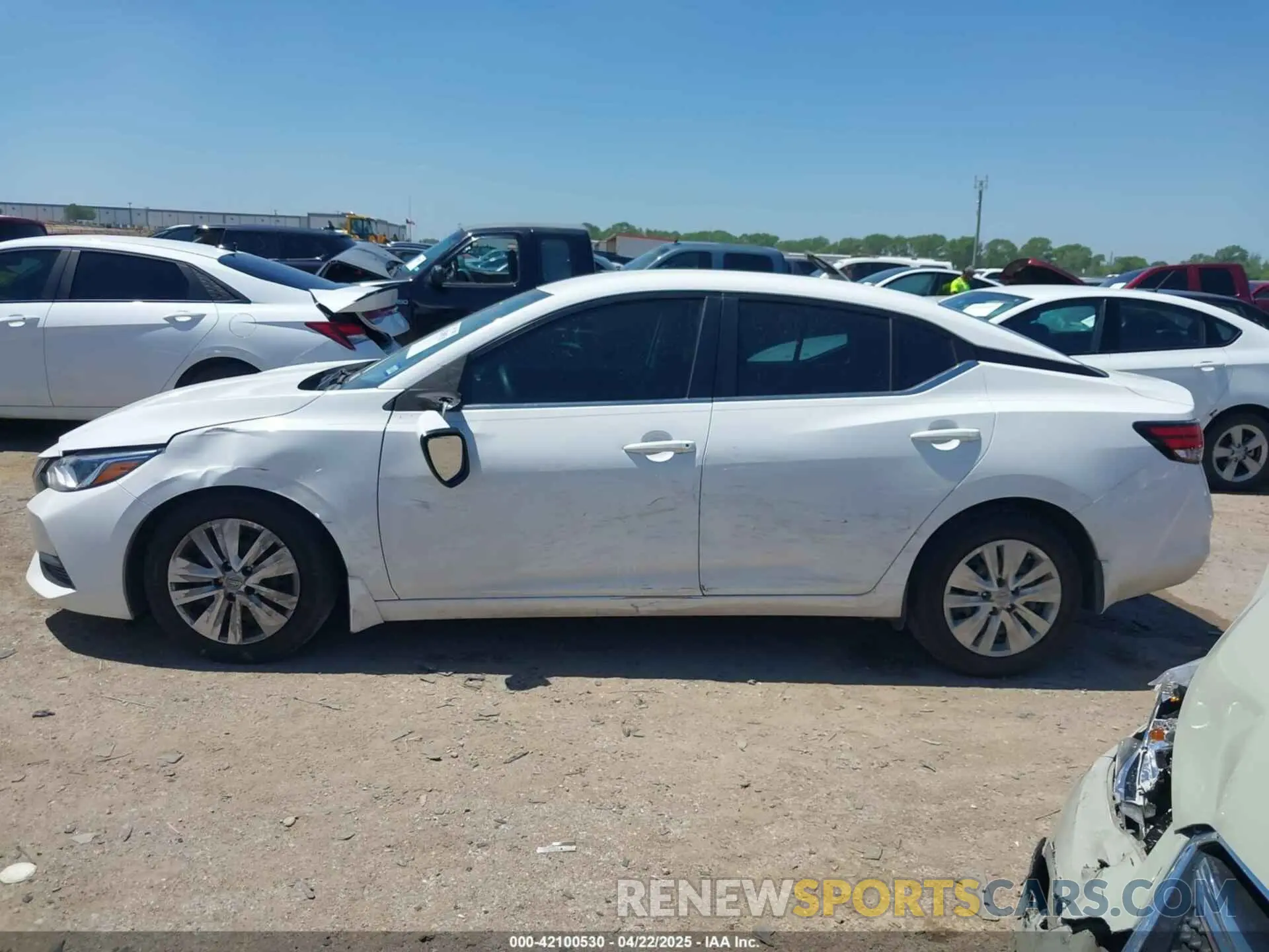 14 Photograph of a damaged car 3N1AB8BV9NY238631 NISSAN SENTRA 2022