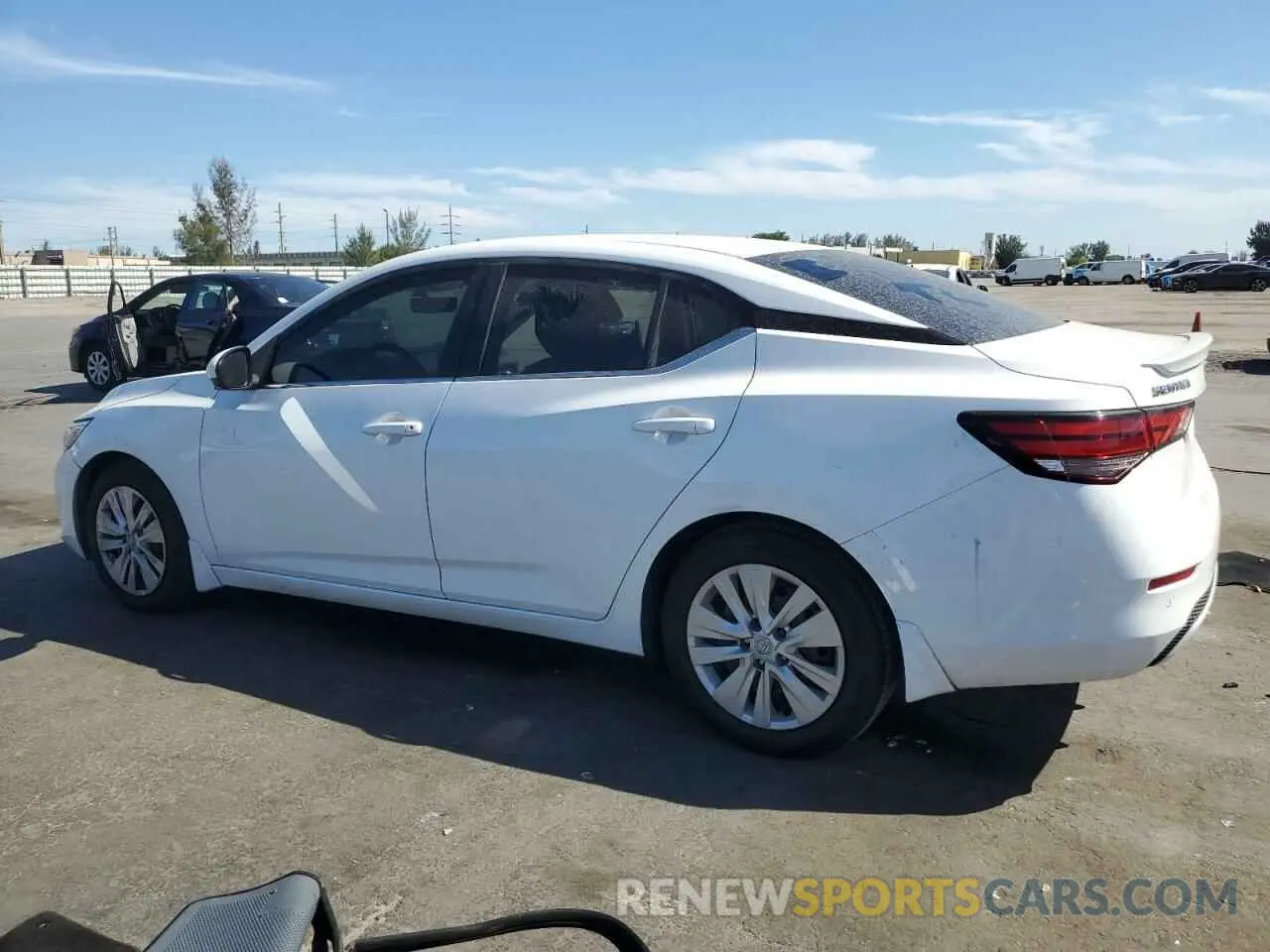 2 Photograph of a damaged car 3N1AB8BV9NY252853 NISSAN SENTRA 2022