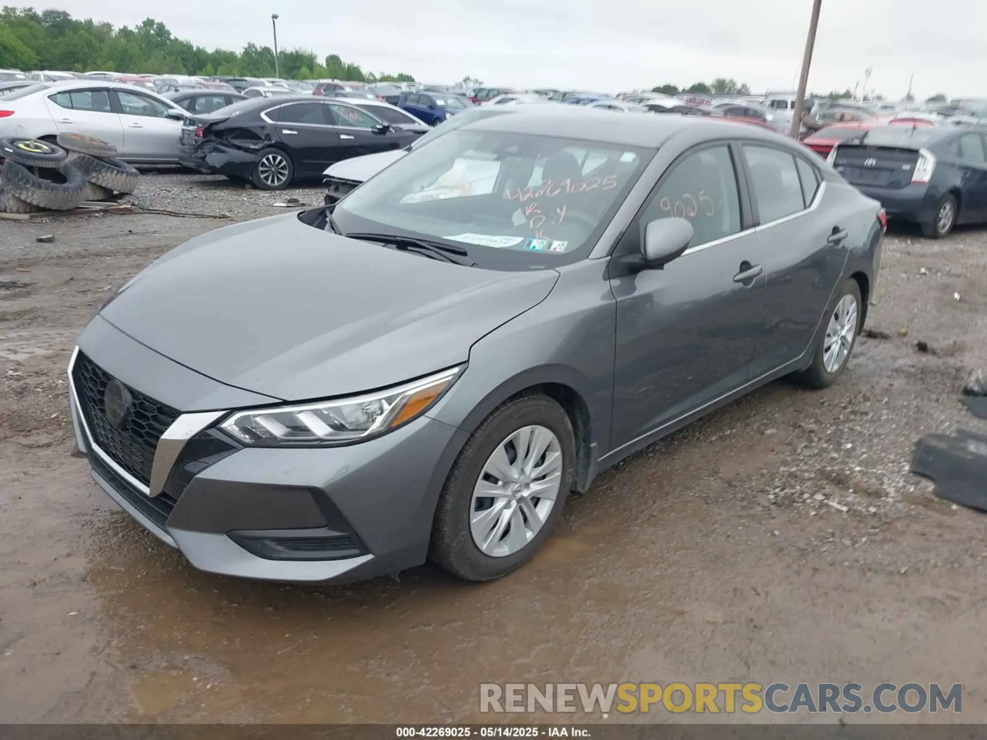2 Photograph of a damaged car 3N1AB8BV9NY282547 NISSAN SENTRA 2022