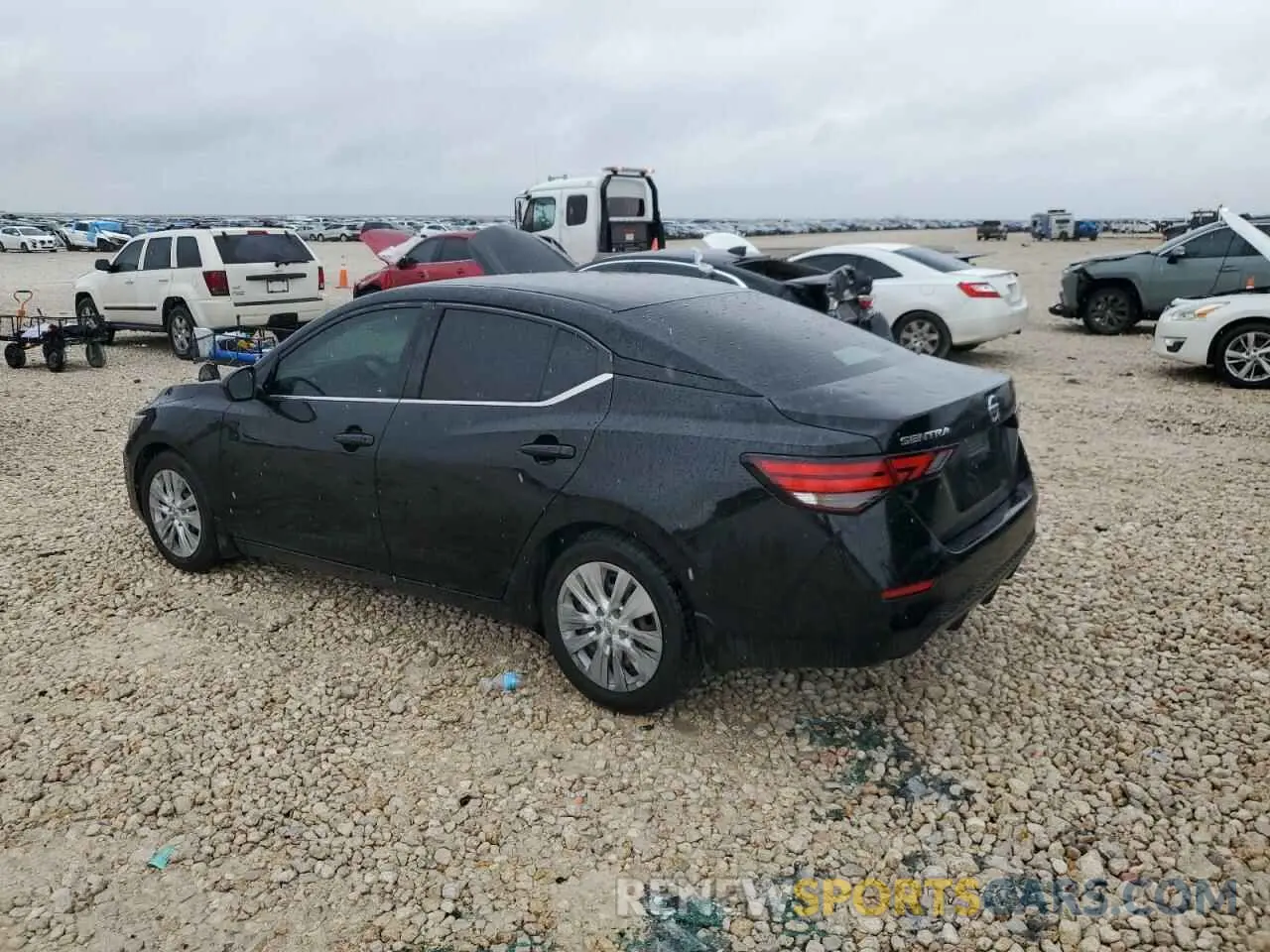 2 Photograph of a damaged car 3N1AB8BVXNY238329 NISSAN SENTRA 2022