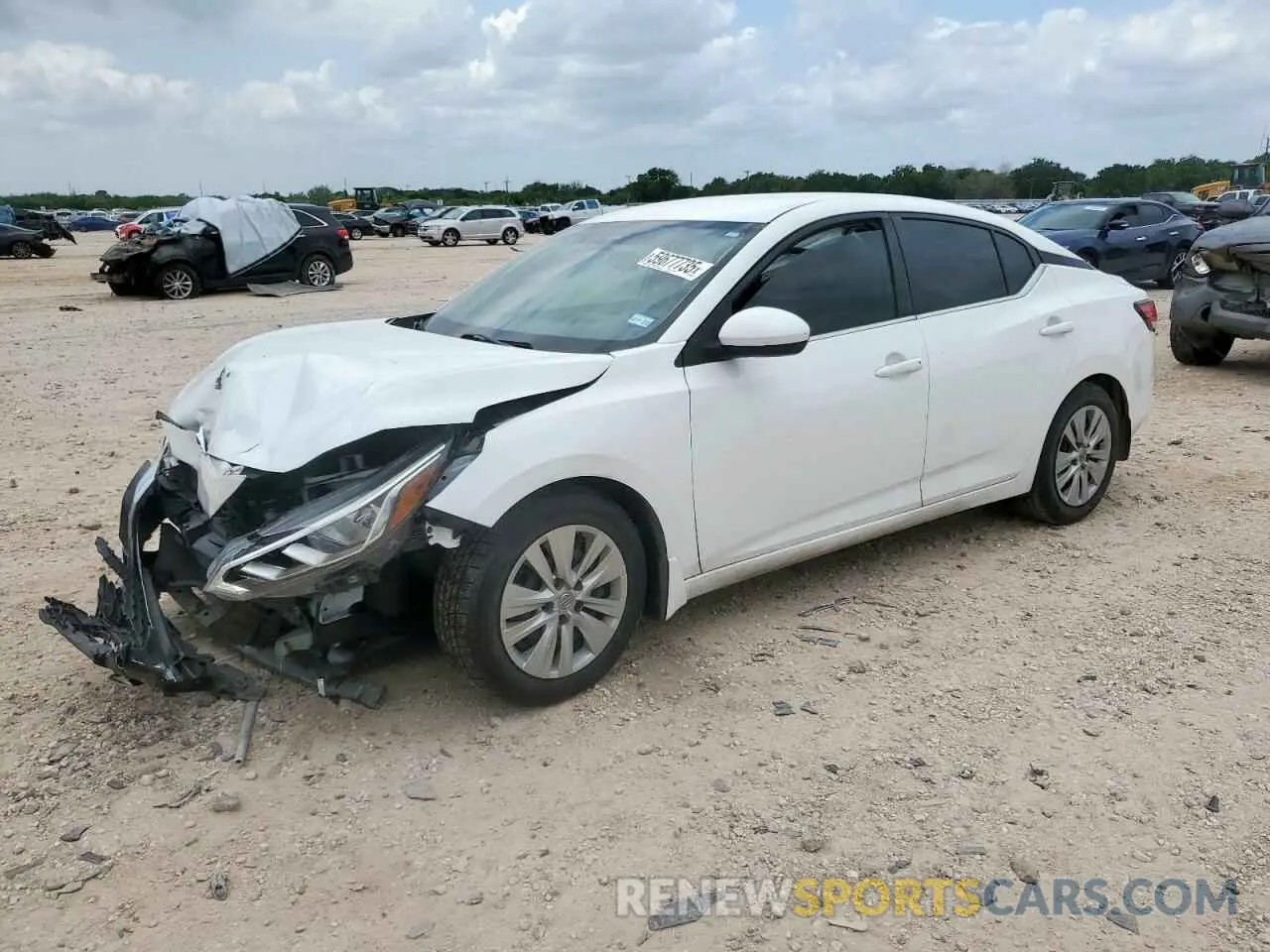1 Photograph of a damaged car 3N1AB8BVXNY239593 NISSAN SENTRA 2022