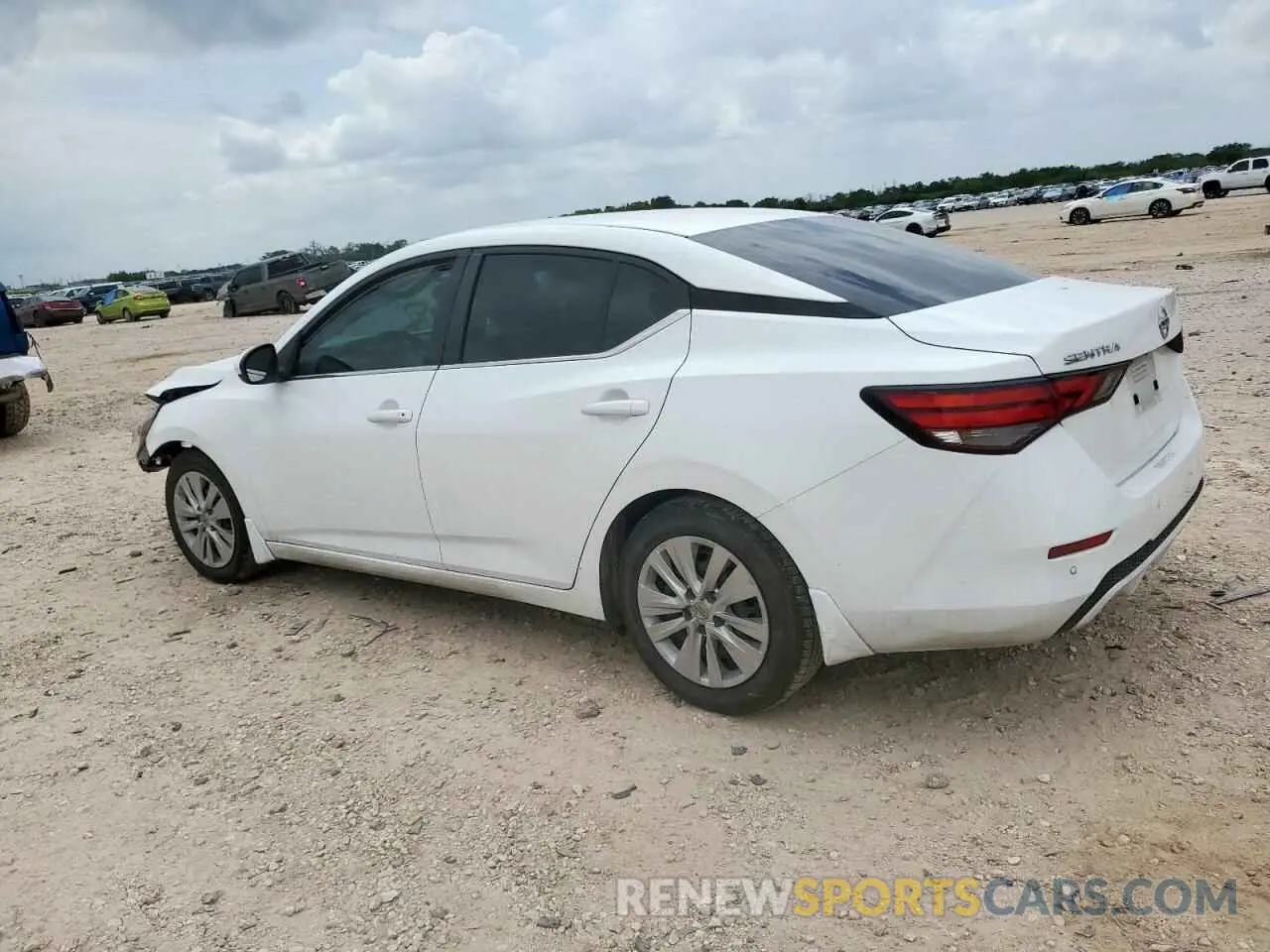 2 Photograph of a damaged car 3N1AB8BVXNY239593 NISSAN SENTRA 2022
