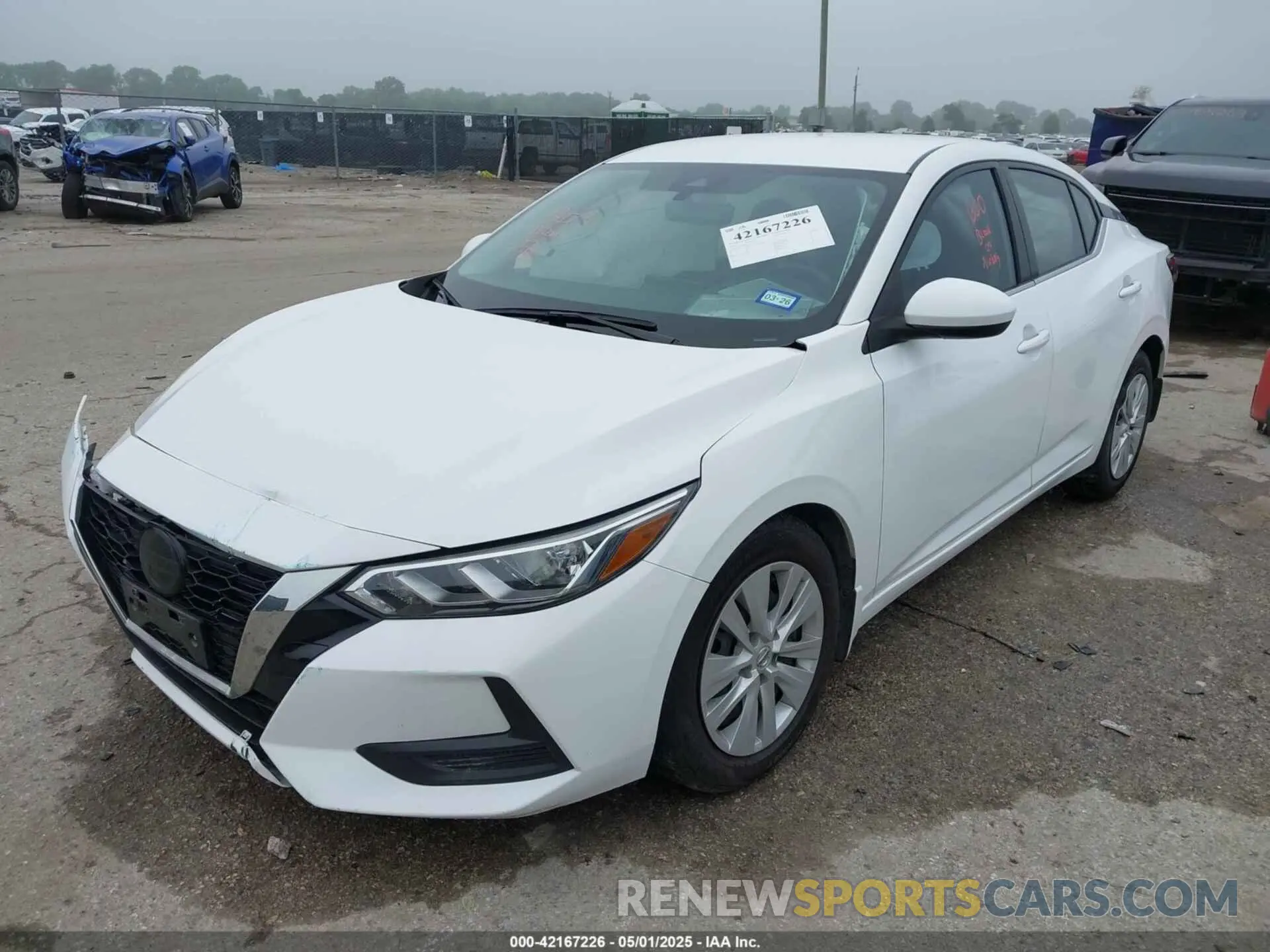 2 Photograph of a damaged car 3N1AB8BVXNY259102 NISSAN SENTRA 2022