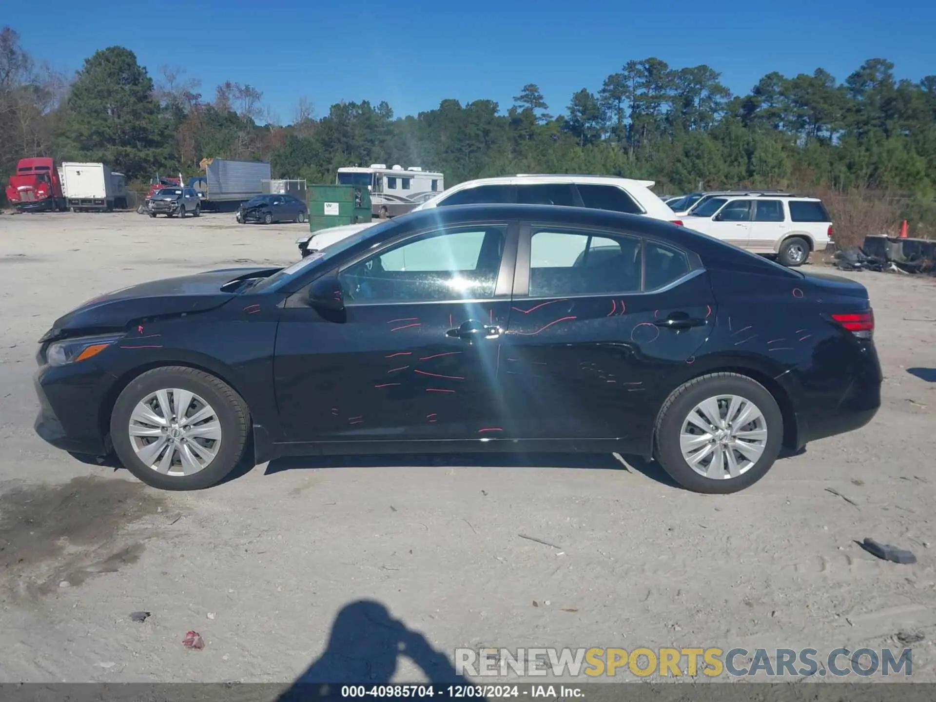 14 Photograph of a damaged car 3N1AB8BVXNY259603 NISSAN SENTRA 2022