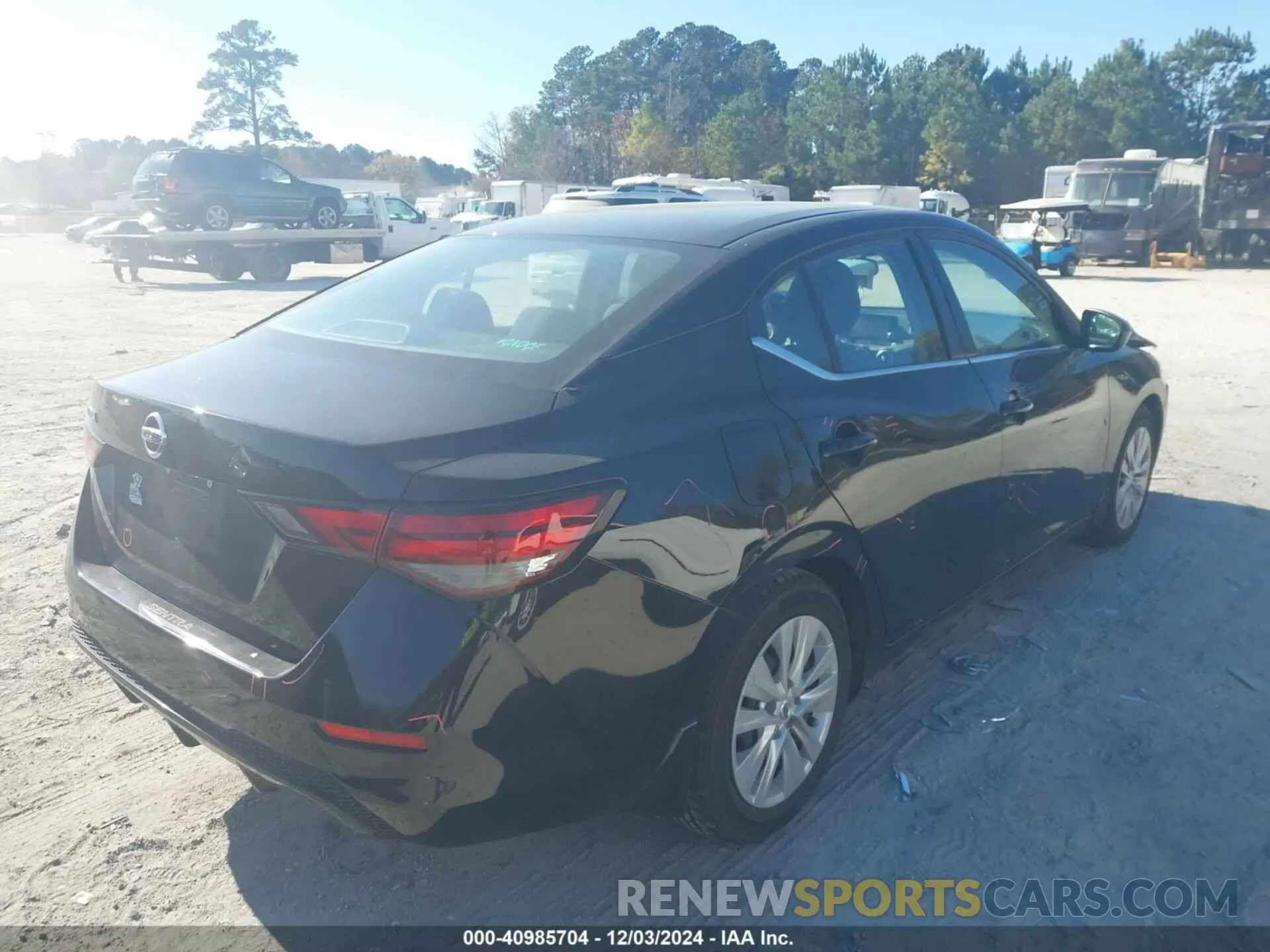 4 Photograph of a damaged car 3N1AB8BVXNY259603 NISSAN SENTRA 2022