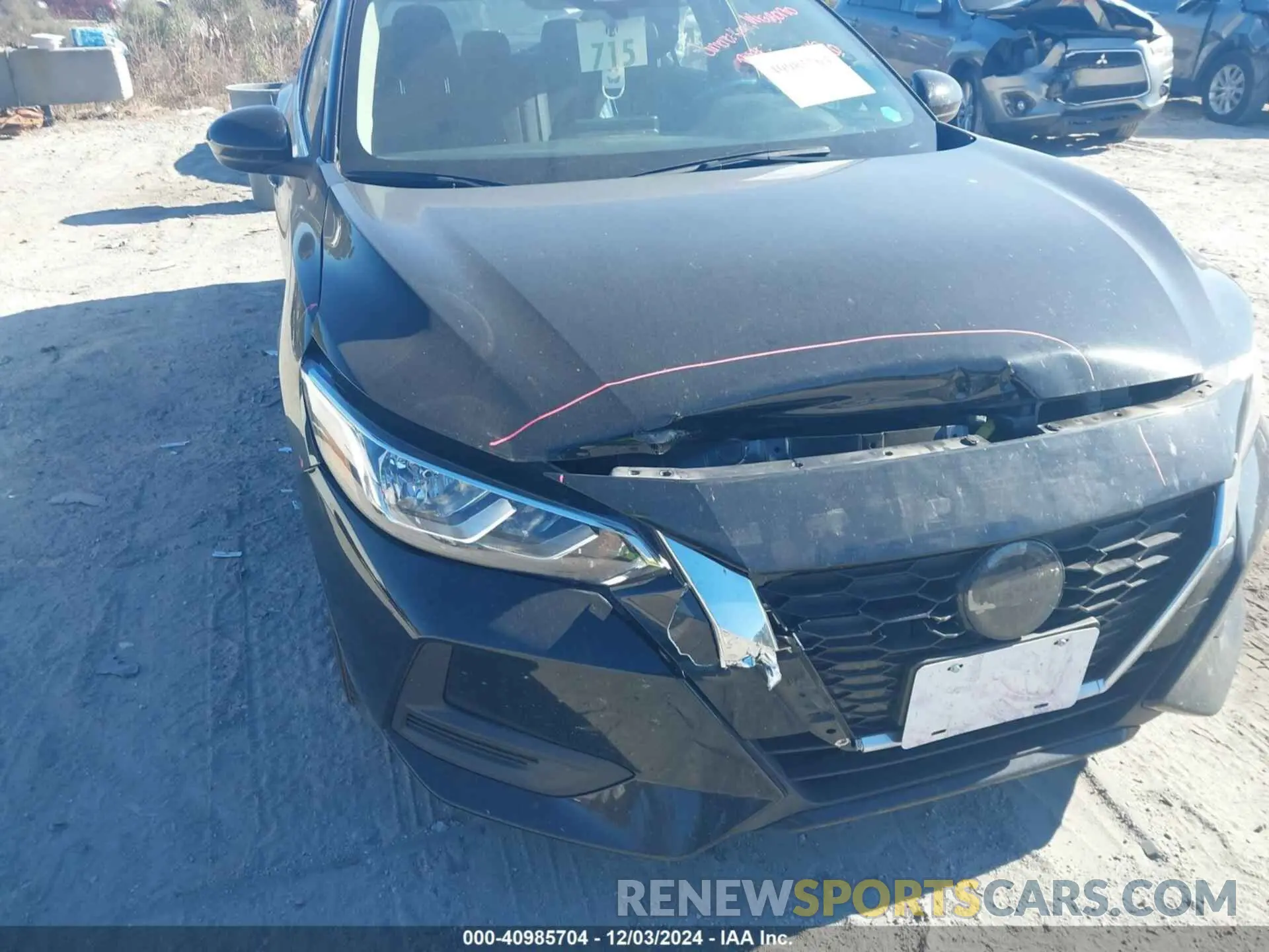 6 Photograph of a damaged car 3N1AB8BVXNY259603 NISSAN SENTRA 2022