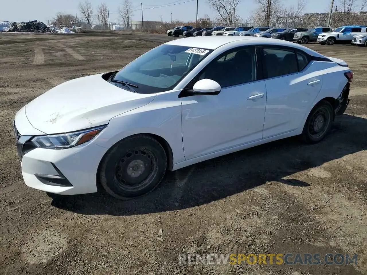 1 Photograph of a damaged car 3N1AB8BVXNY321338 NISSAN SENTRA 2022