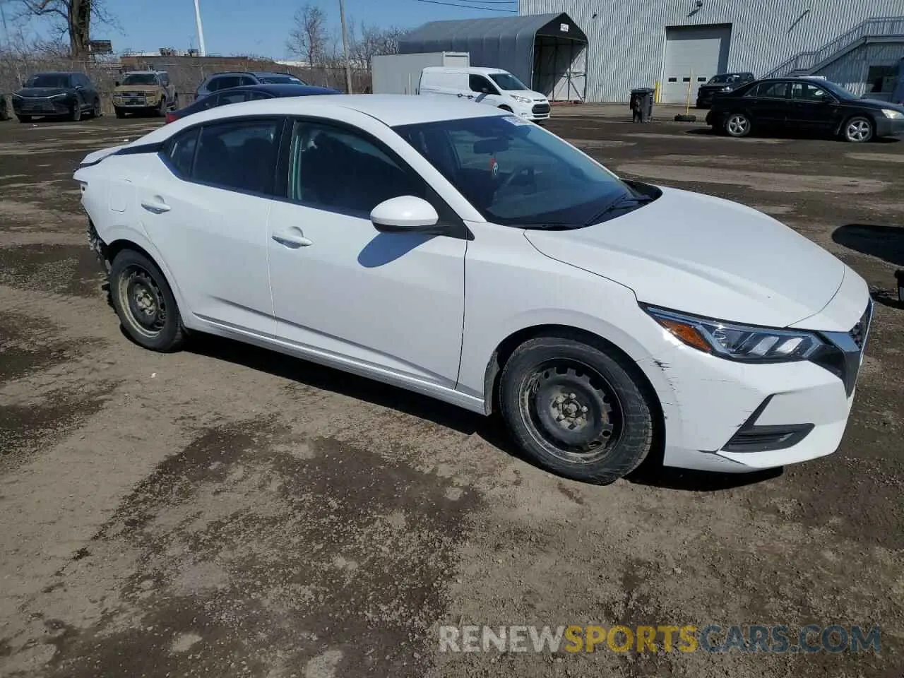 4 Photograph of a damaged car 3N1AB8BVXNY321338 NISSAN SENTRA 2022