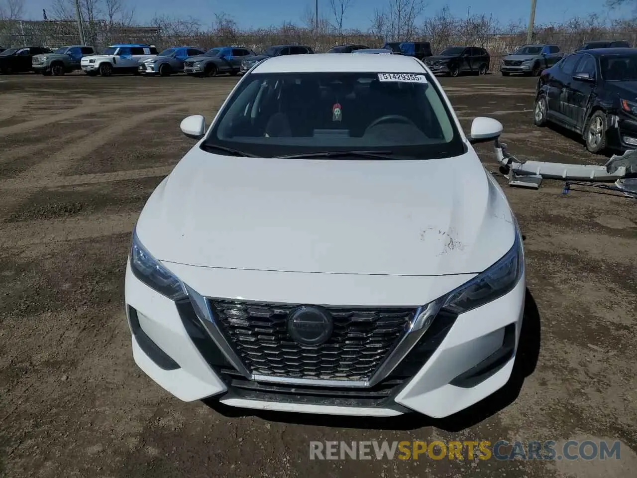 5 Photograph of a damaged car 3N1AB8BVXNY321338 NISSAN SENTRA 2022