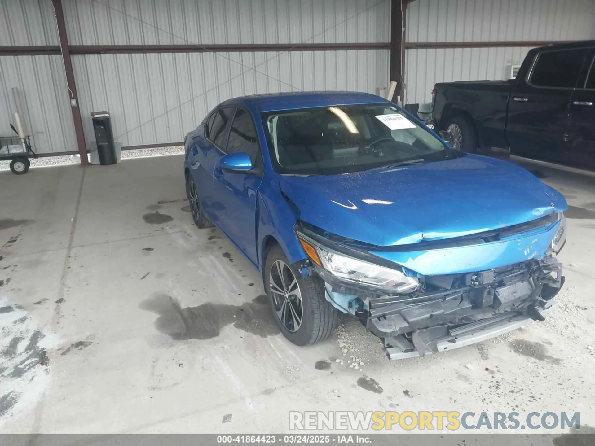1 Photograph of a damaged car 3N1AB8CV0NY202843 NISSAN SENTRA 2022