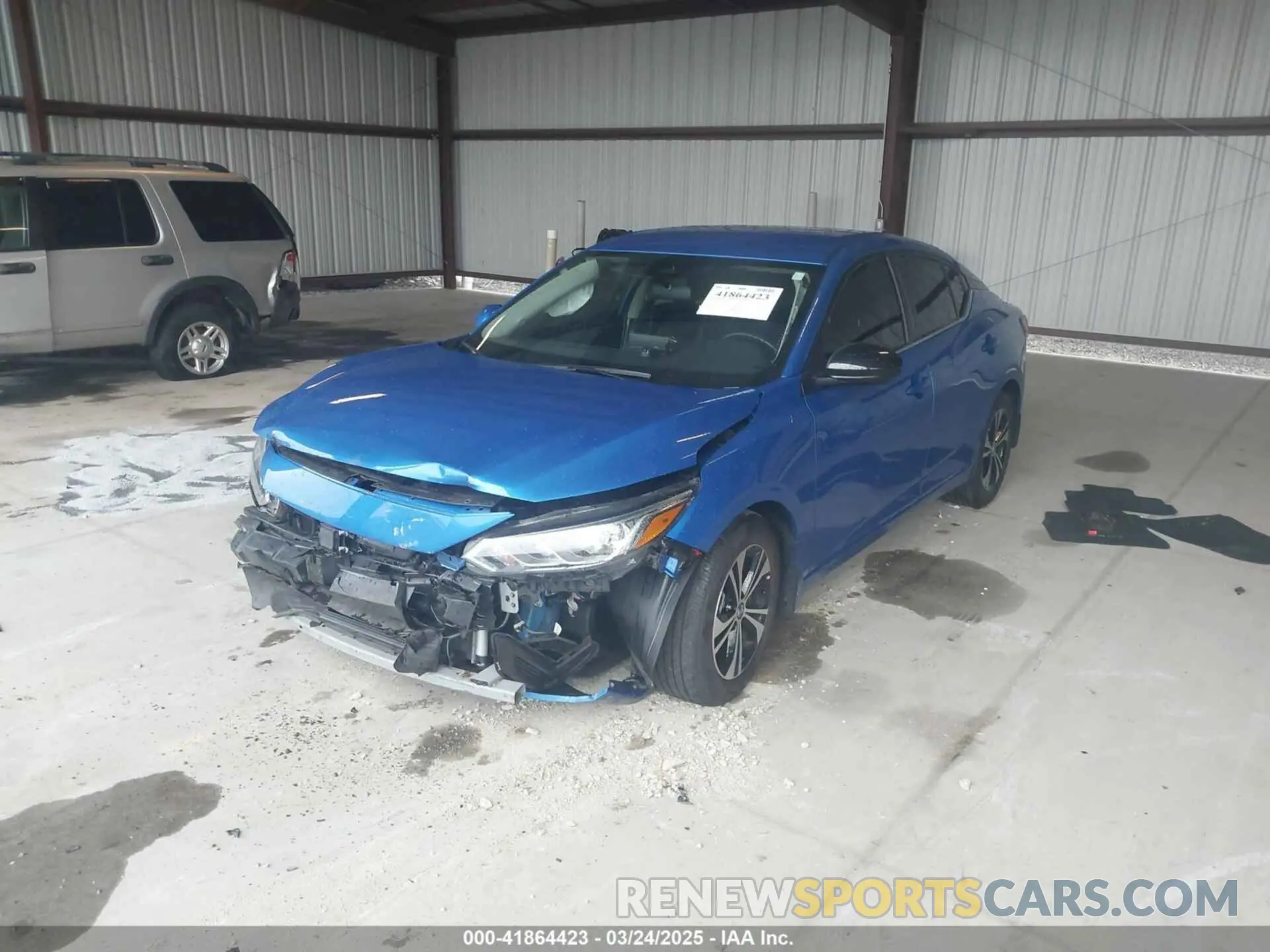 2 Photograph of a damaged car 3N1AB8CV0NY202843 NISSAN SENTRA 2022