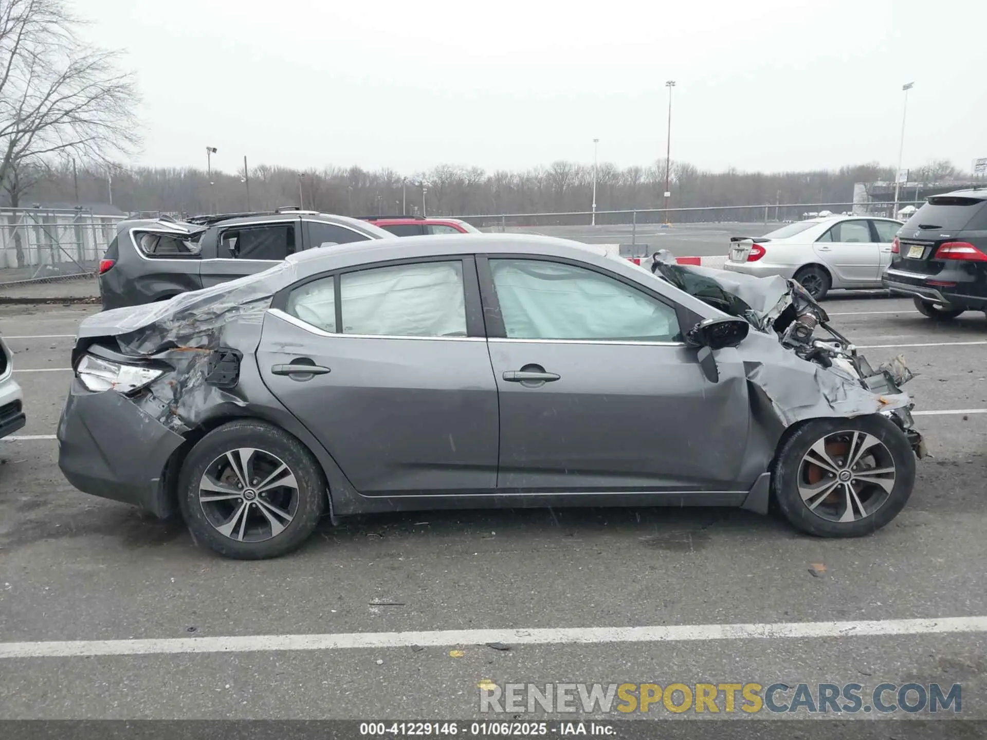13 Photograph of a damaged car 3N1AB8CV0NY211798 NISSAN SENTRA 2022