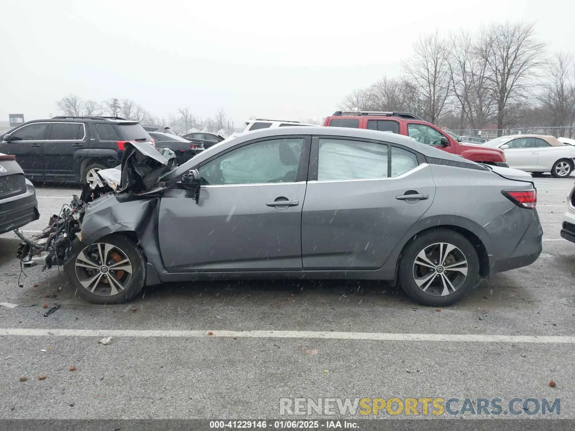14 Photograph of a damaged car 3N1AB8CV0NY211798 NISSAN SENTRA 2022