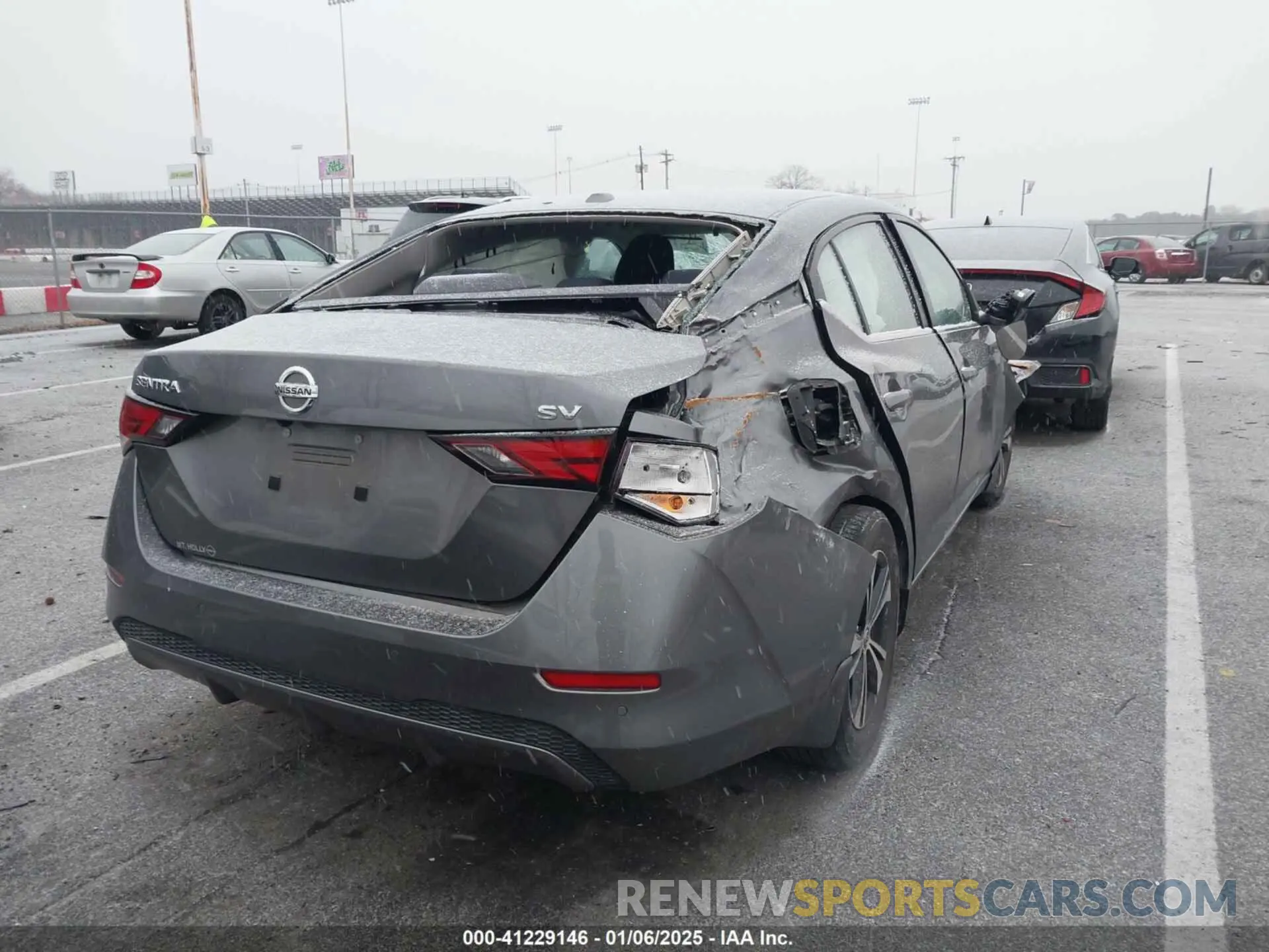 4 Photograph of a damaged car 3N1AB8CV0NY211798 NISSAN SENTRA 2022