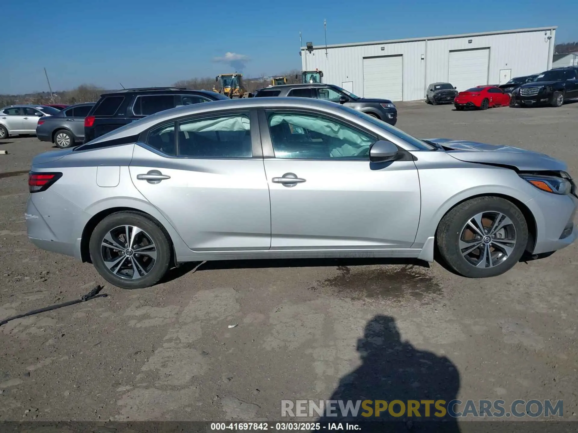 13 Photograph of a damaged car 3N1AB8CV0NY228066 NISSAN SENTRA 2022