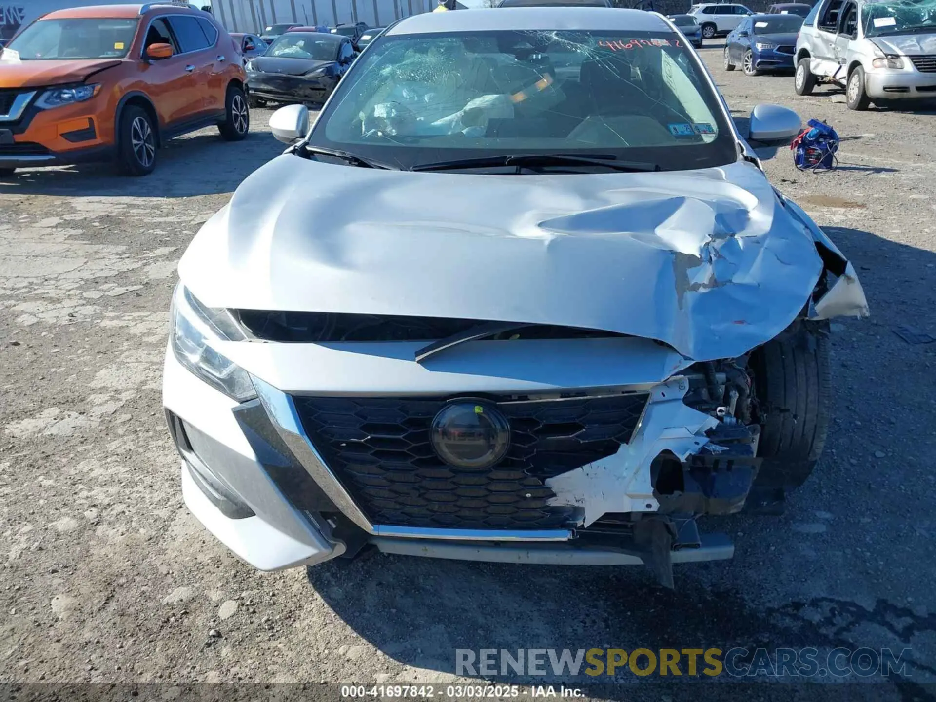 6 Photograph of a damaged car 3N1AB8CV0NY228066 NISSAN SENTRA 2022