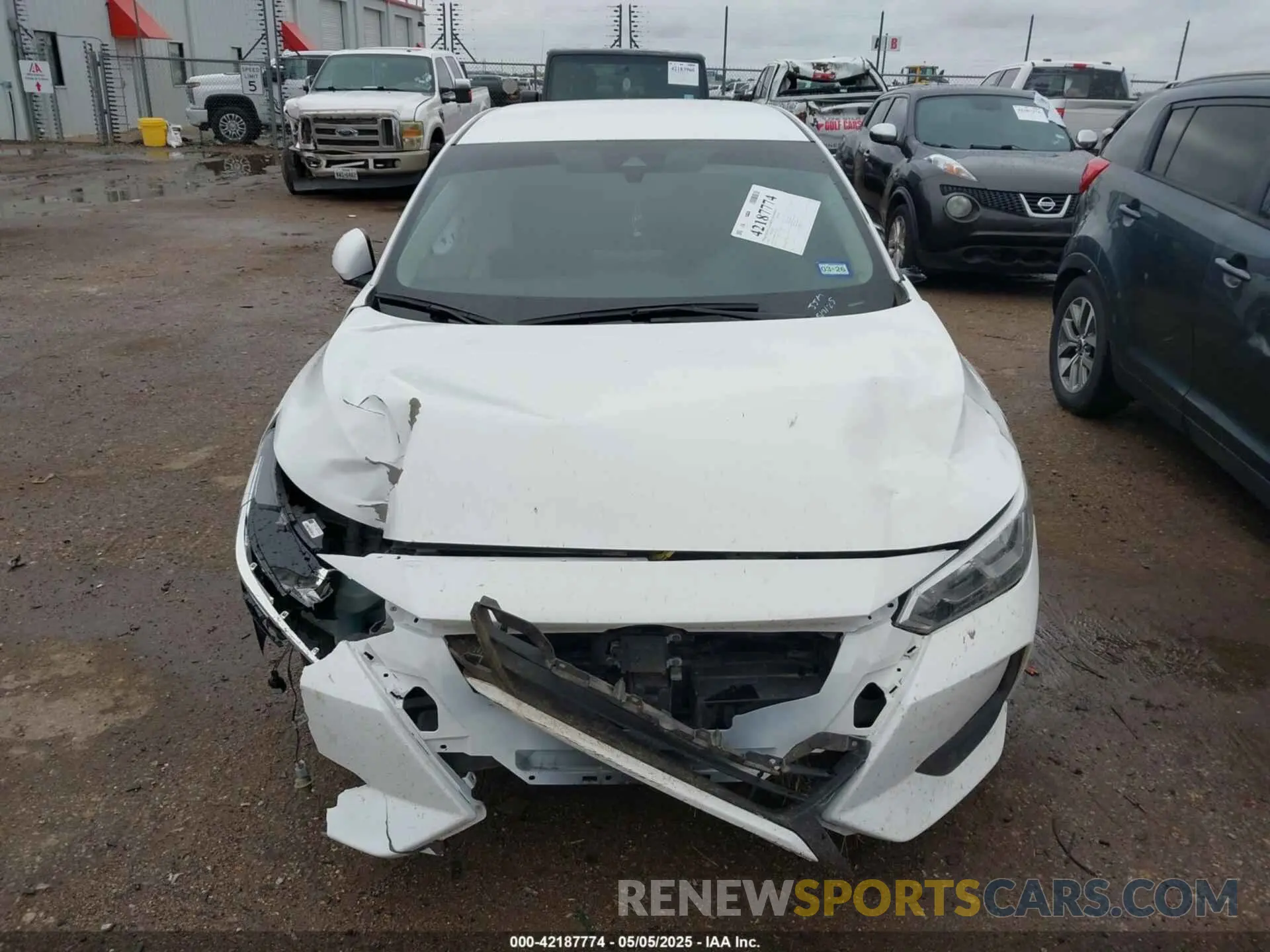 13 Photograph of a damaged car 3N1AB8CV0NY233123 NISSAN SENTRA 2022
