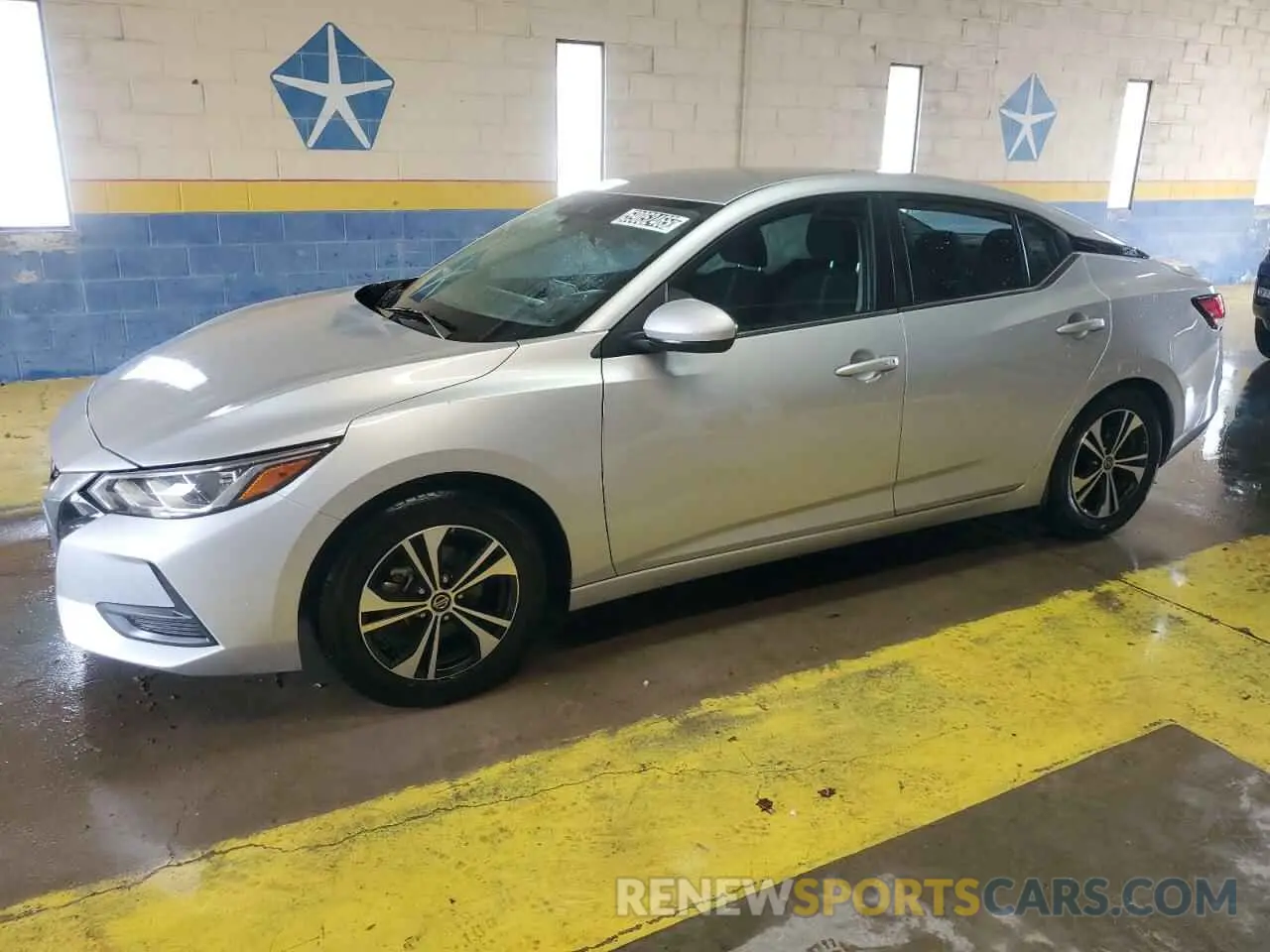 1 Photograph of a damaged car 3N1AB8CV0NY242209 NISSAN SENTRA 2022