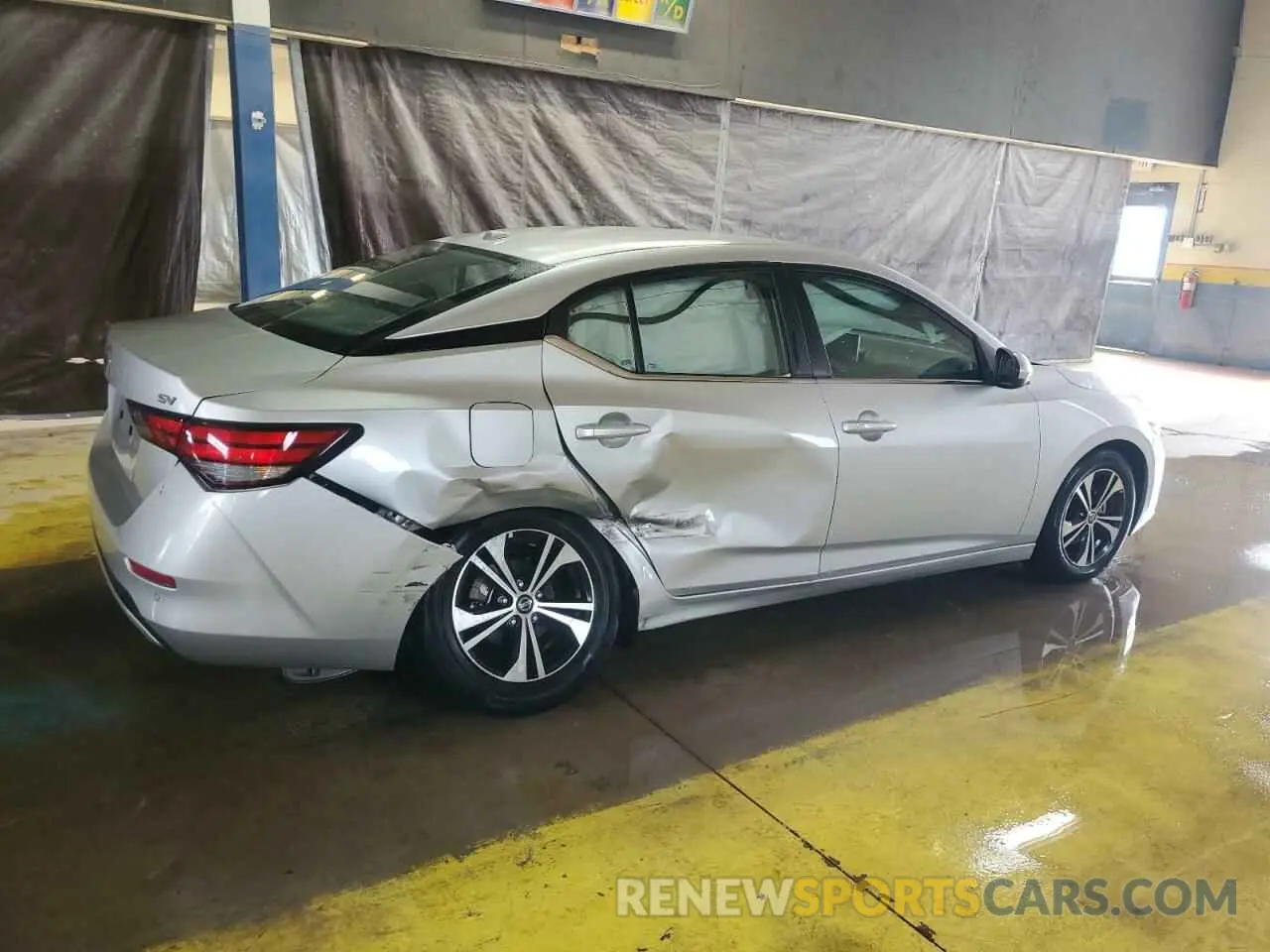 3 Photograph of a damaged car 3N1AB8CV0NY242209 NISSAN SENTRA 2022