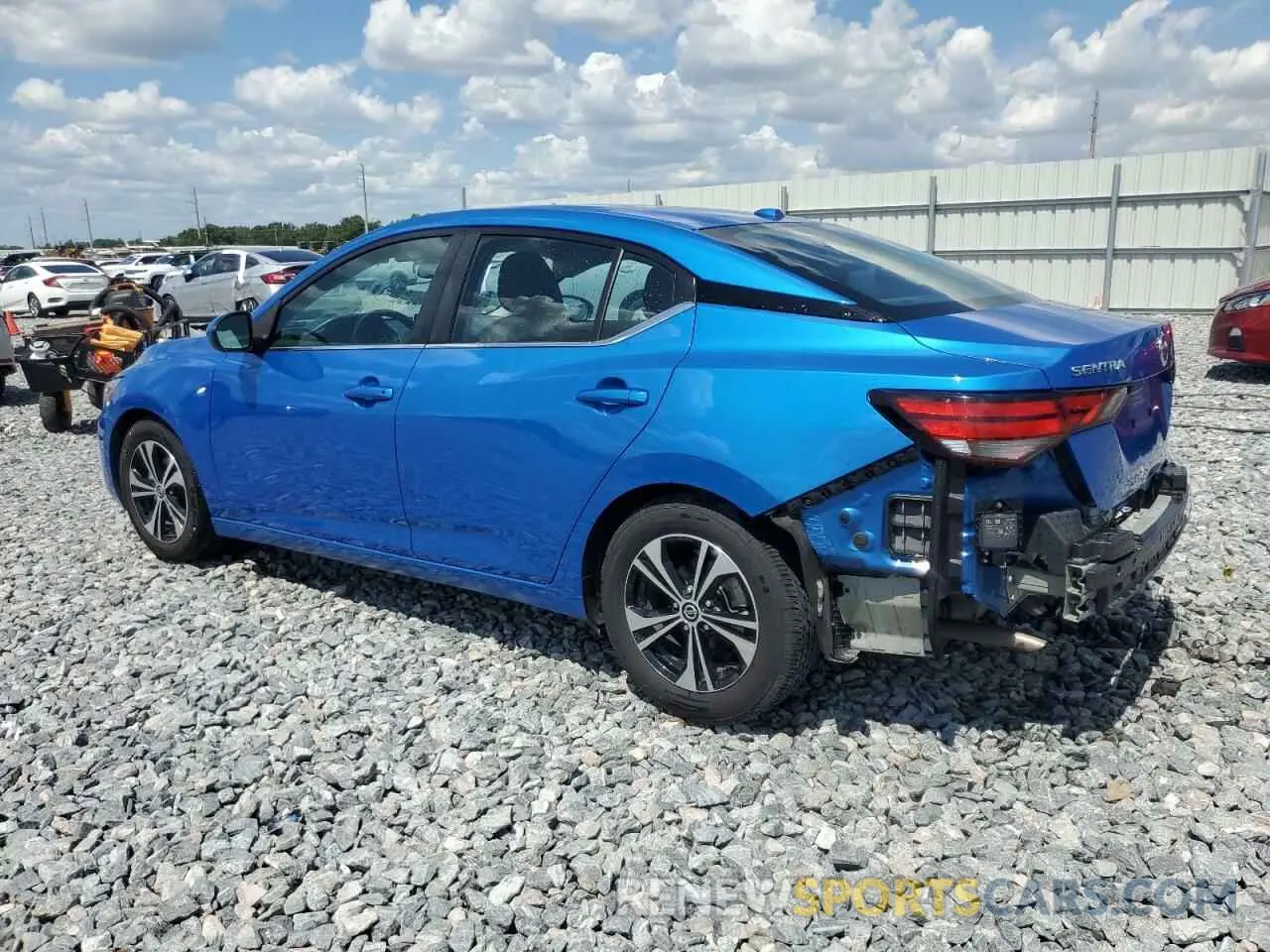 2 Photograph of a damaged car 3N1AB8CV0NY242579 NISSAN SENTRA 2022