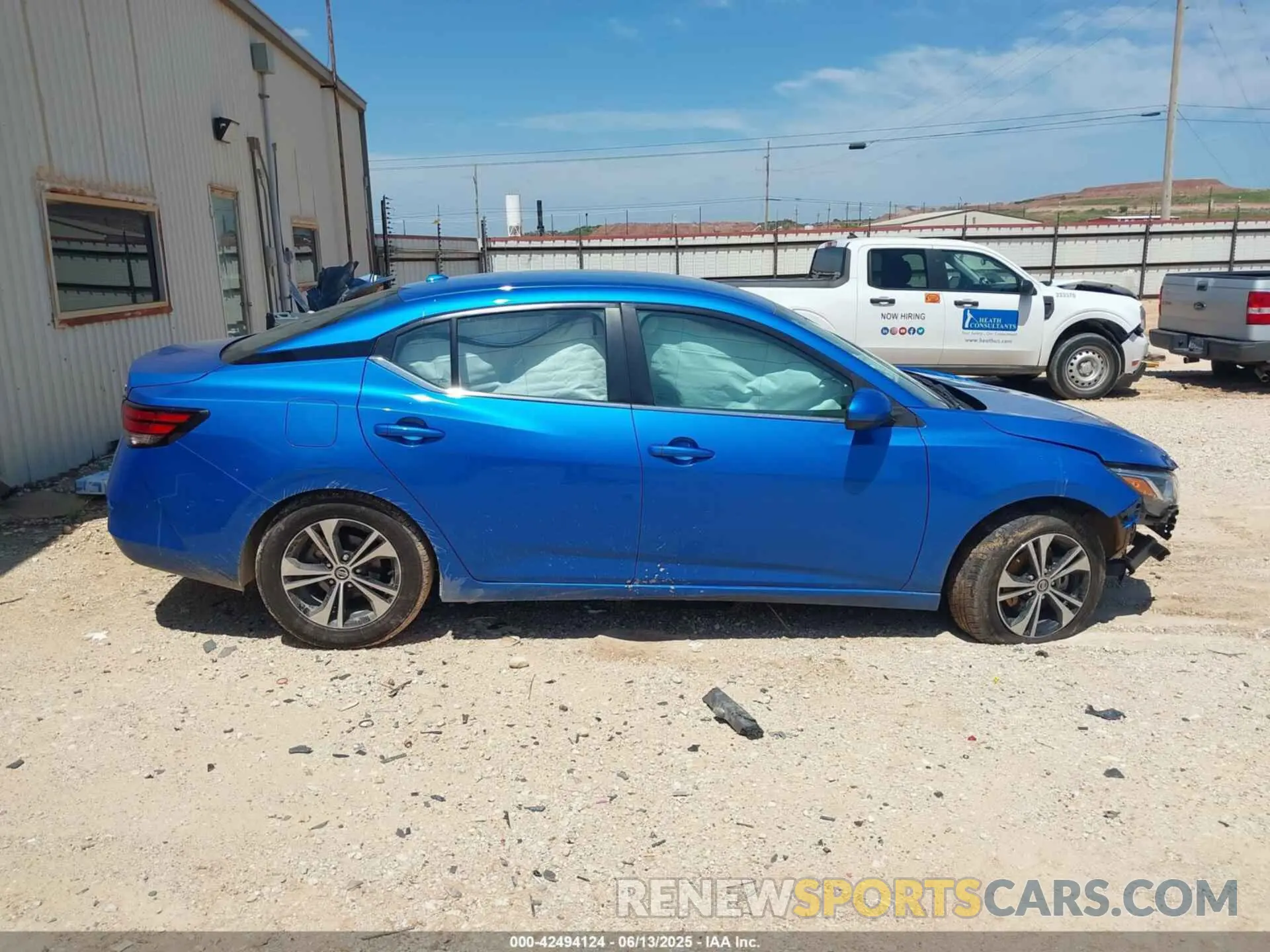13 Photograph of a damaged car 3N1AB8CV0NY242758 NISSAN SENTRA 2022